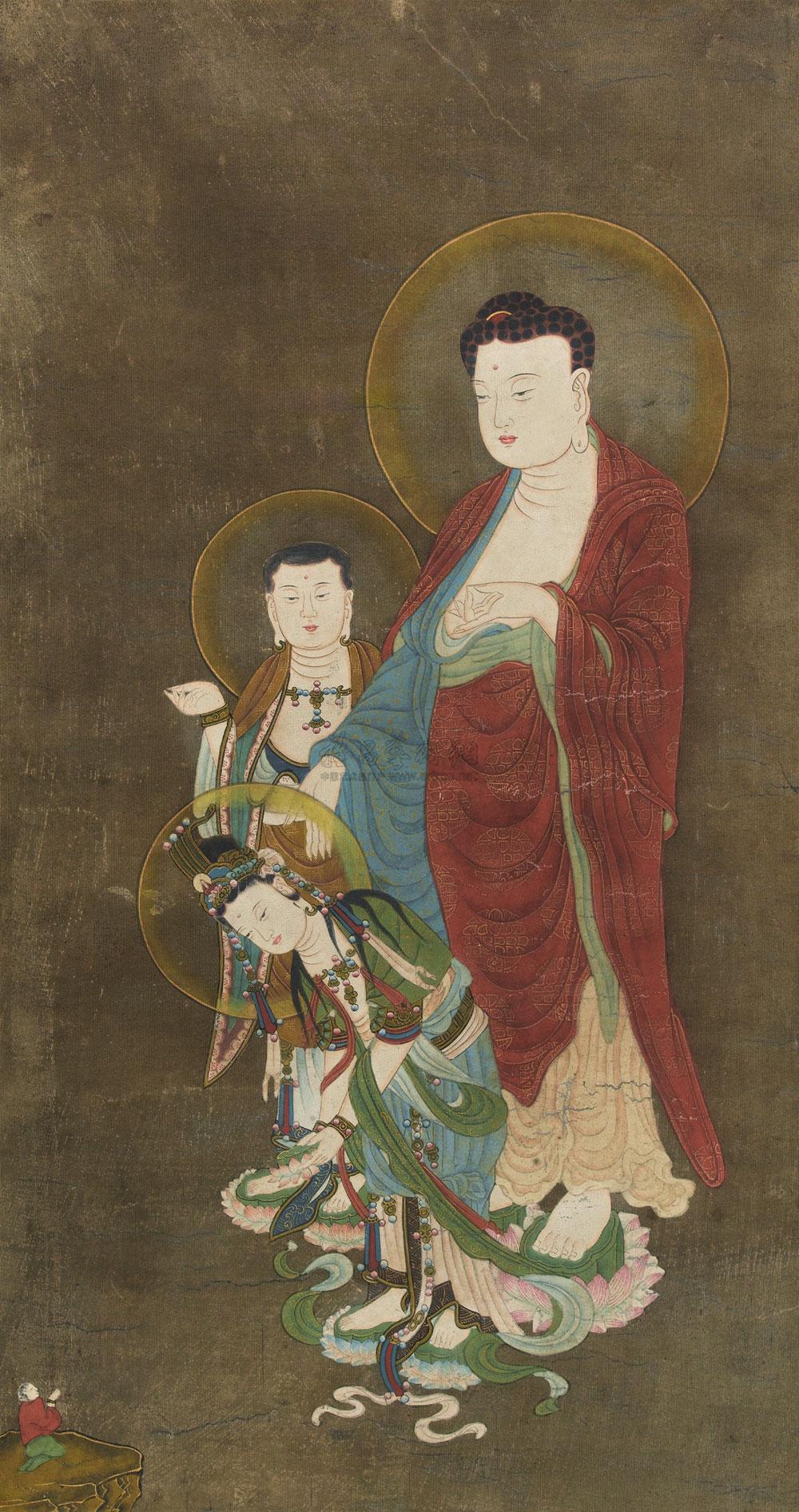 1898 佛像 立轴 绢本