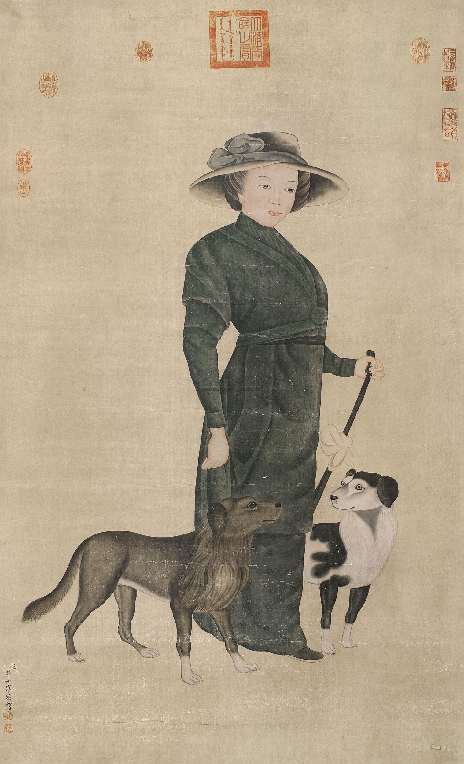 【人物 立轴 设色绢本】拍卖品_图片_价格_鉴赏_绘画_雅昌艺术品拍卖