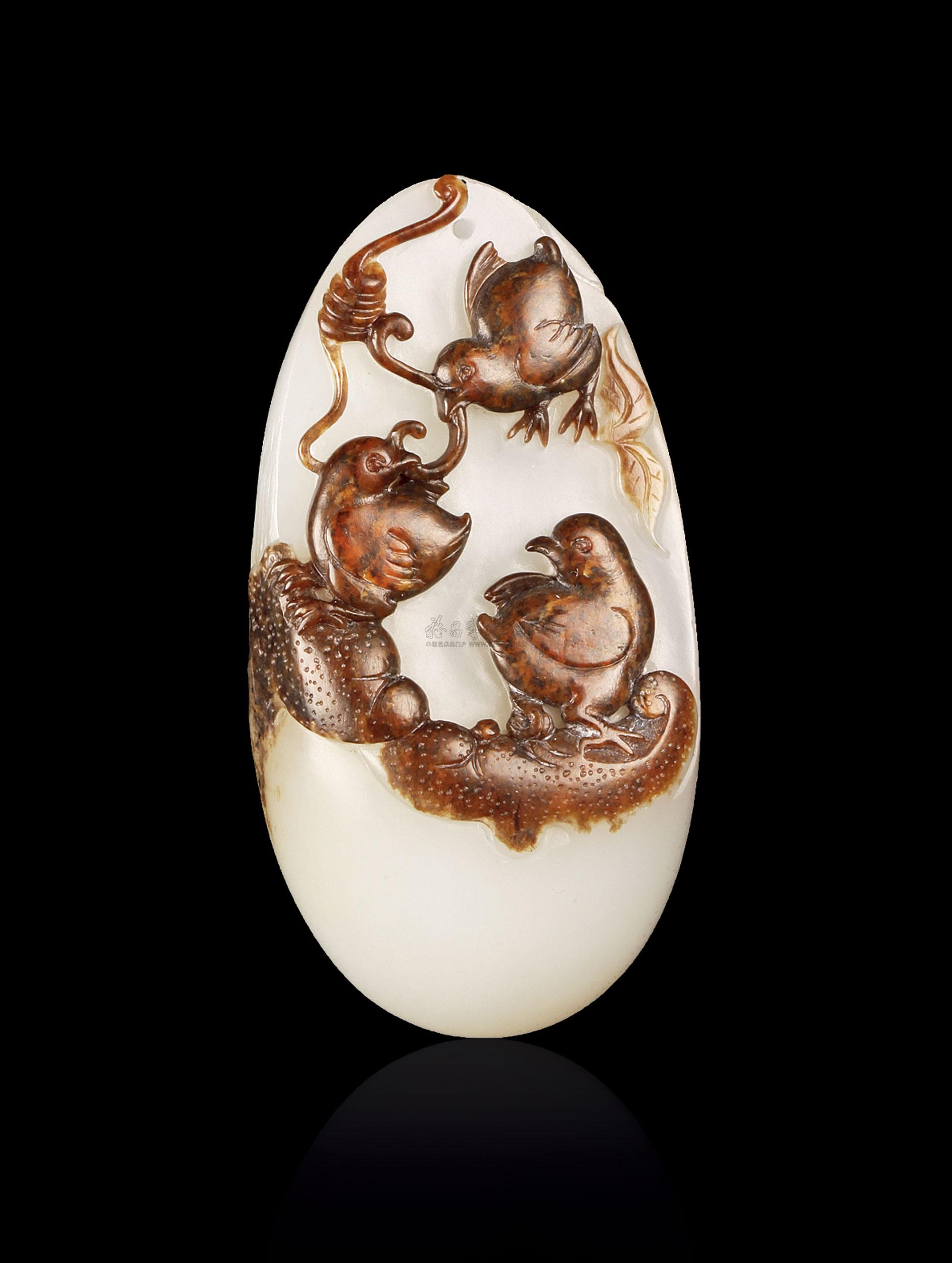 和田玉籽料教子图挂件】拍卖品_图片_价格_鉴赏_佩件_雅昌艺术品拍卖