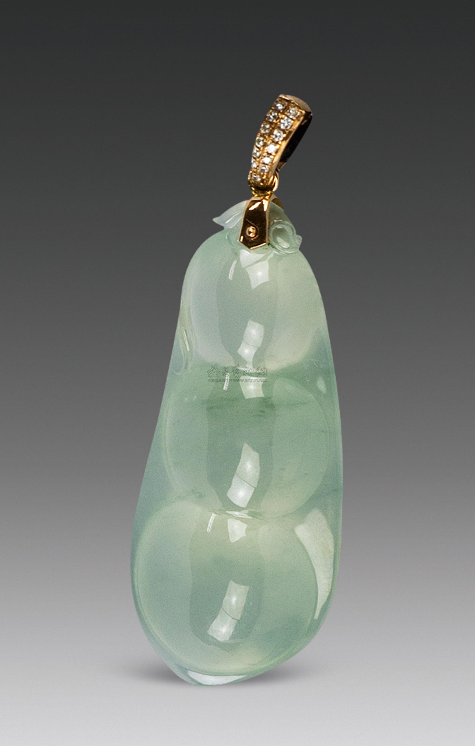 0706翡翠玻璃种福豆