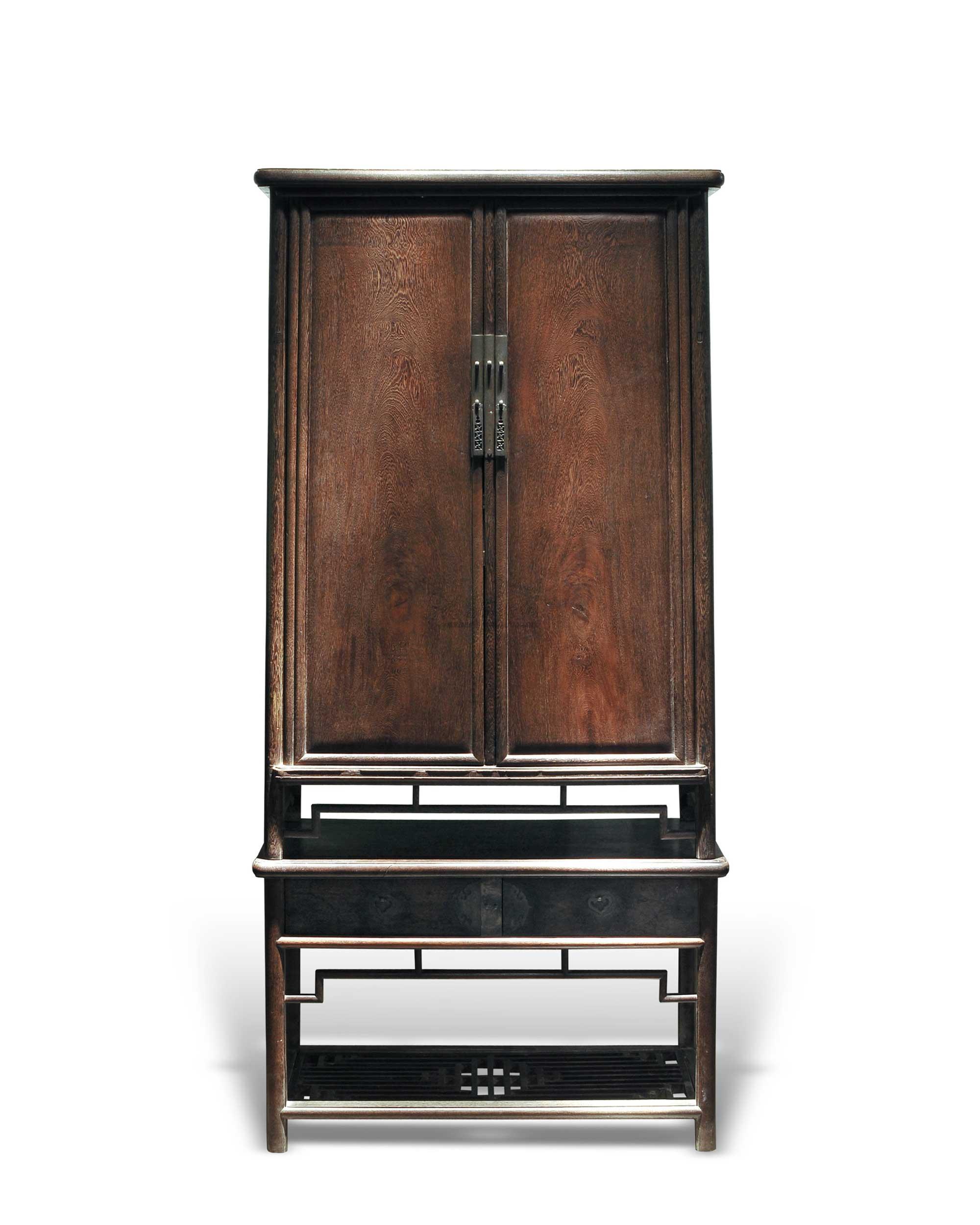 2020 十七世纪 鸡翅木圆角柜