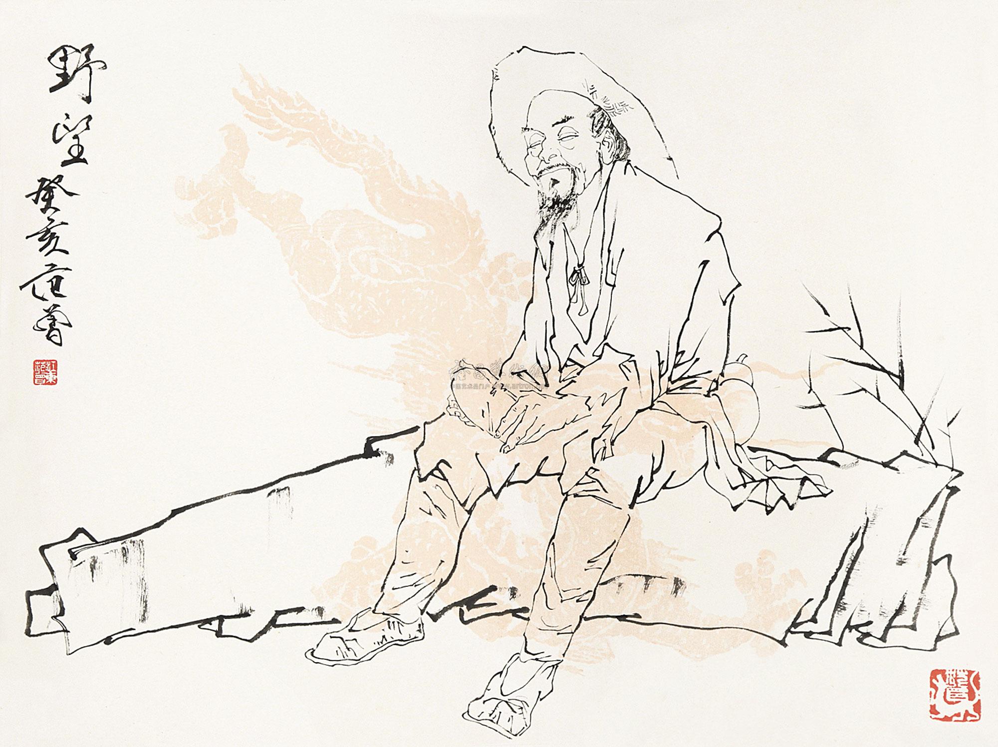 【野望 立轴 纸本】拍卖品_图片_价格_鉴赏_绘画_雅昌艺术品拍卖网