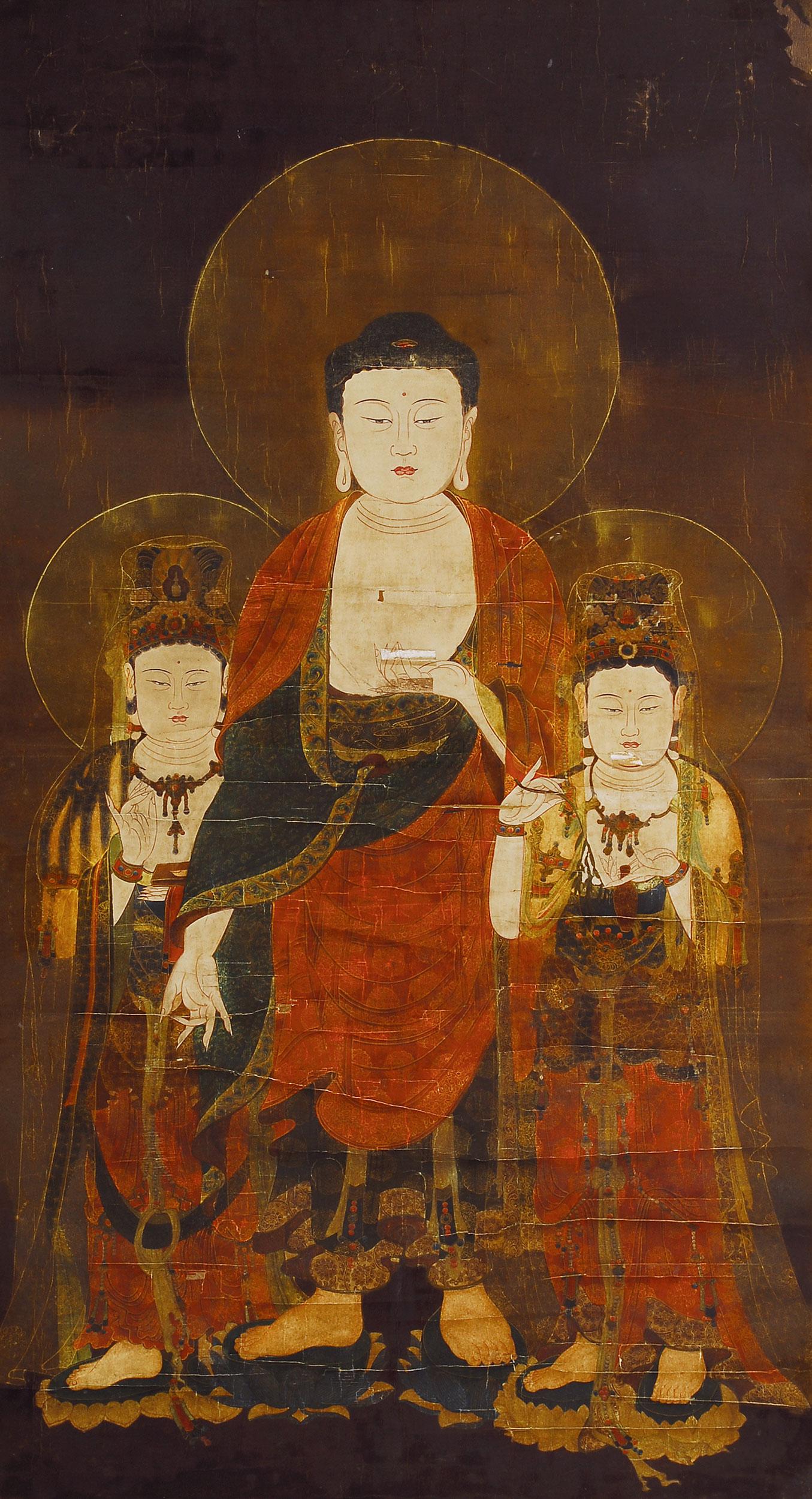 0236 佛像 立轴 设色绢本