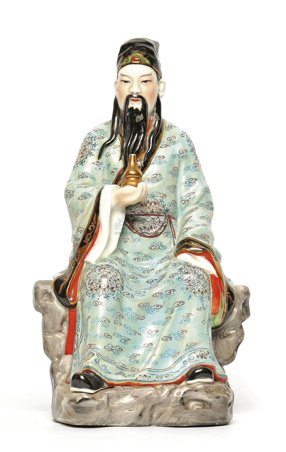 035350年代粉彩道教仙人