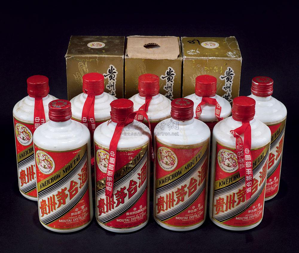 【86-89年出口飛天牌茅臺酒】拍賣品_圖片_價格_鑑賞_工藝品其它_雅昌