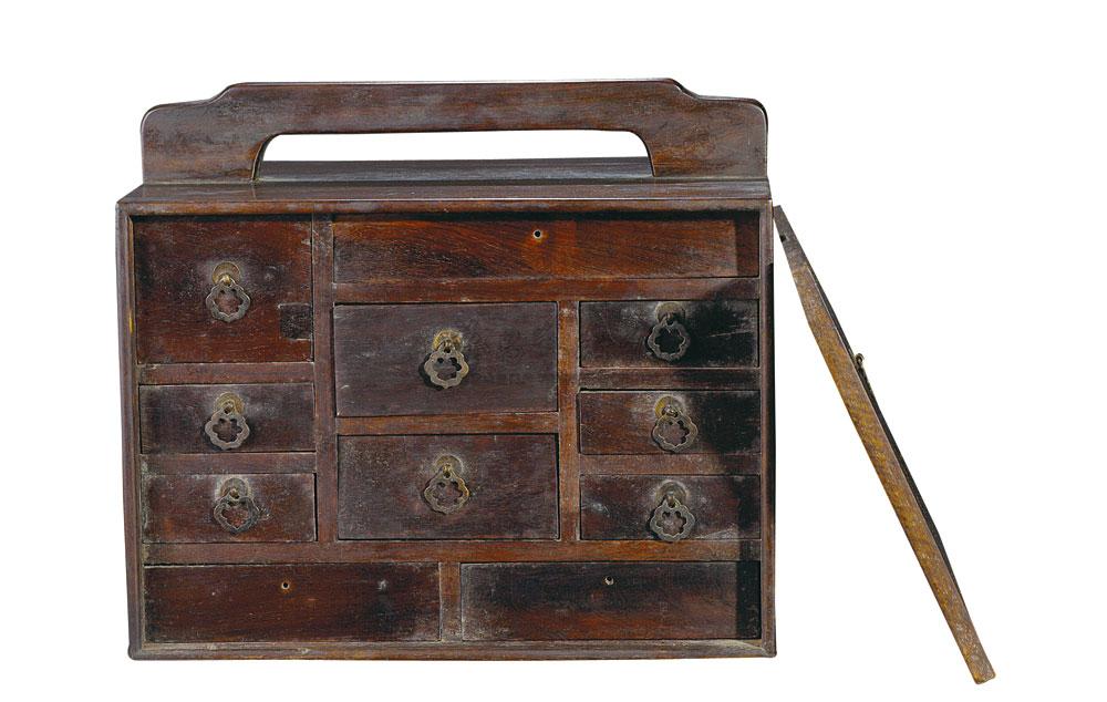 1259明黄花梨药箱