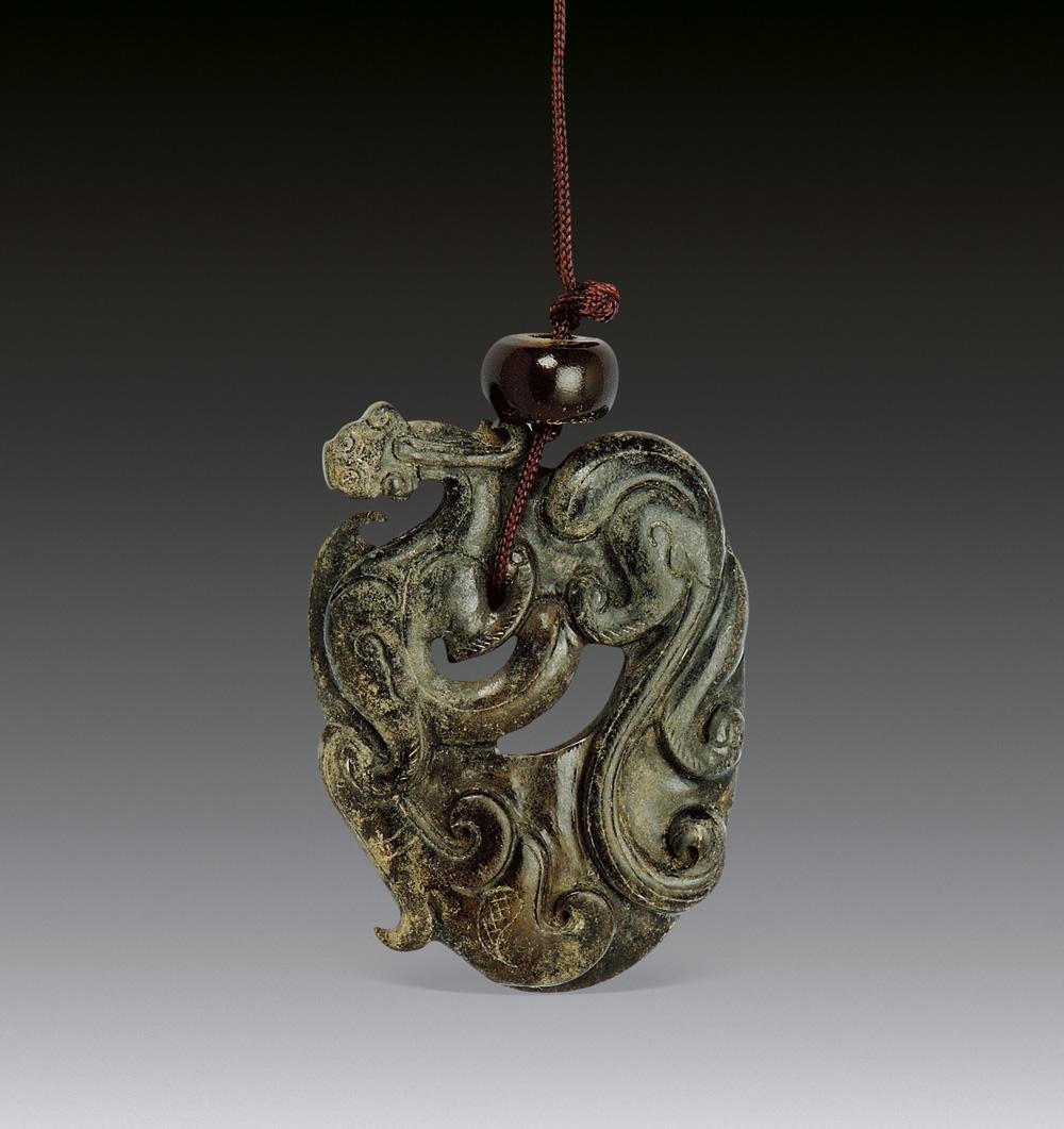 【旧玉龙纹鸡心珮】拍卖品_图片_价格_鉴赏_佩件_雅昌艺术品拍卖网