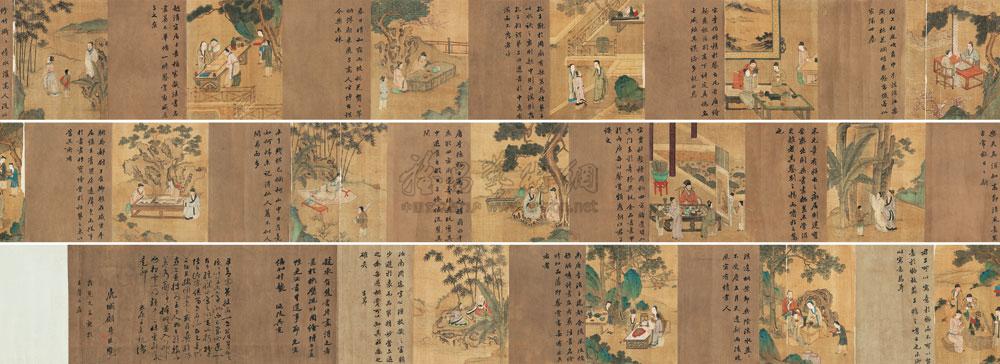 玩古图 一件 手卷绢本 拍卖品 图片 价格 鉴赏 绘画 雅昌艺术品拍卖网