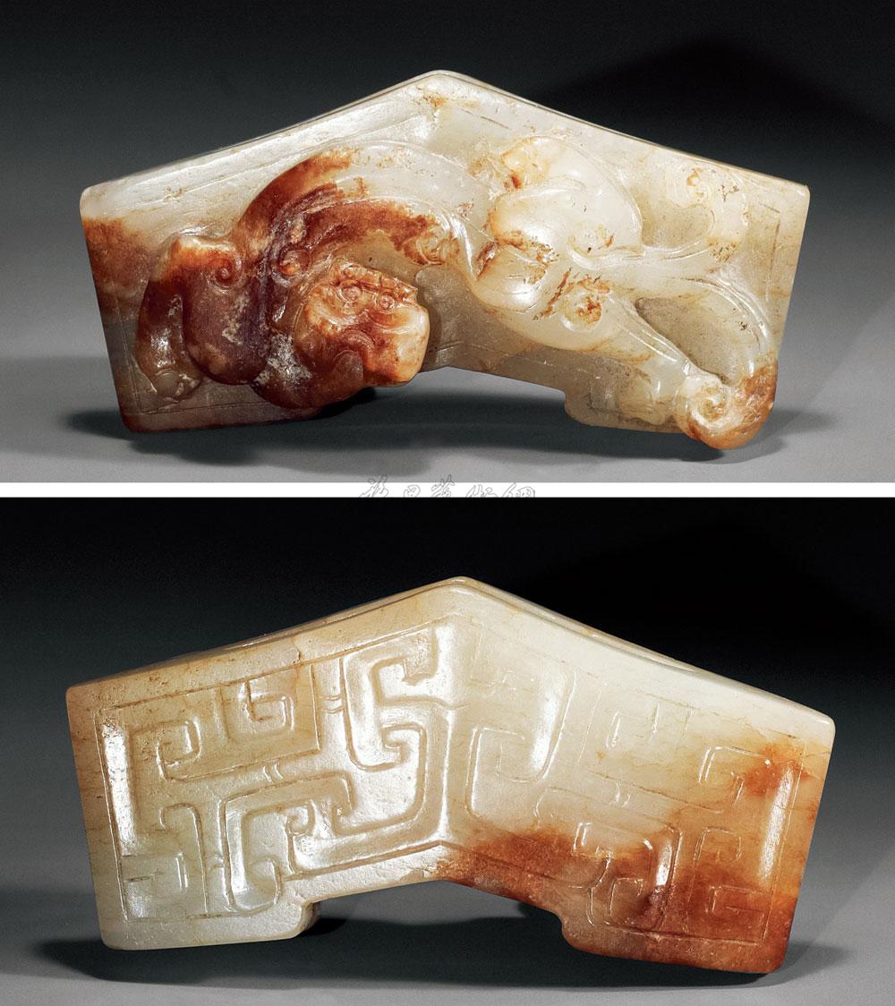 【螭龙雷纹玉剑格】拍卖品_图片_价格_鉴赏_玉石器