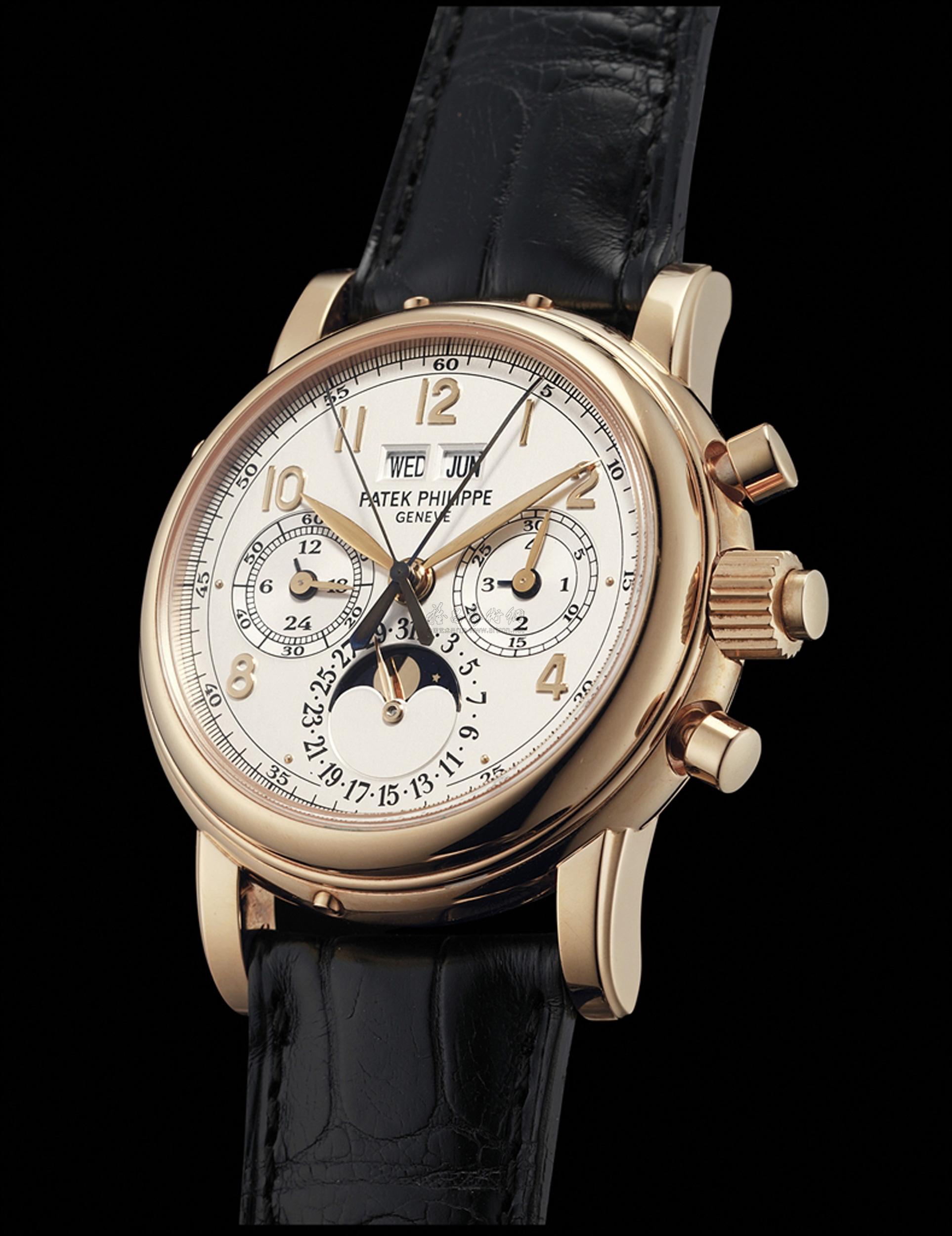 a fine and rare 18k pink gold perpetual calen