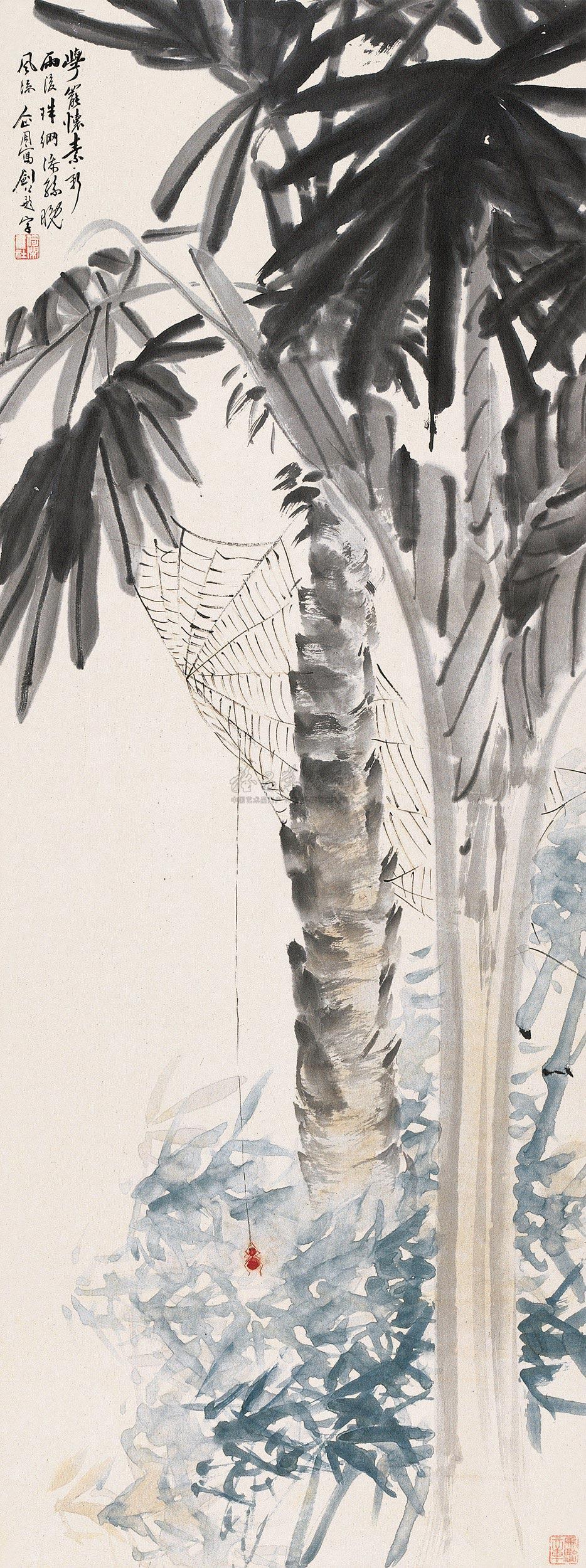 【喜从天降 立轴 设色纸本】拍卖品_图片_价格_鉴赏_绘画_雅昌艺术品