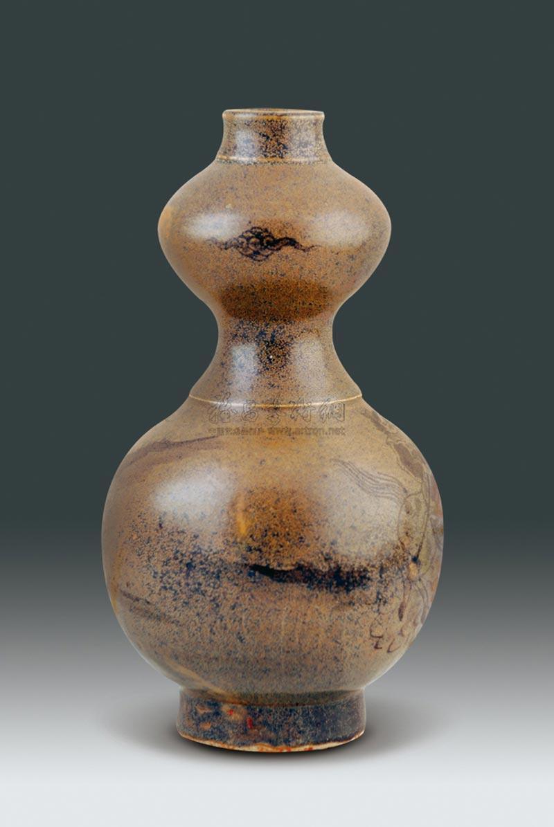 【明·茶叶末釉大吉瓶】拍卖品_图片_价格_鉴赏_明代单色釉瓷器_雅昌