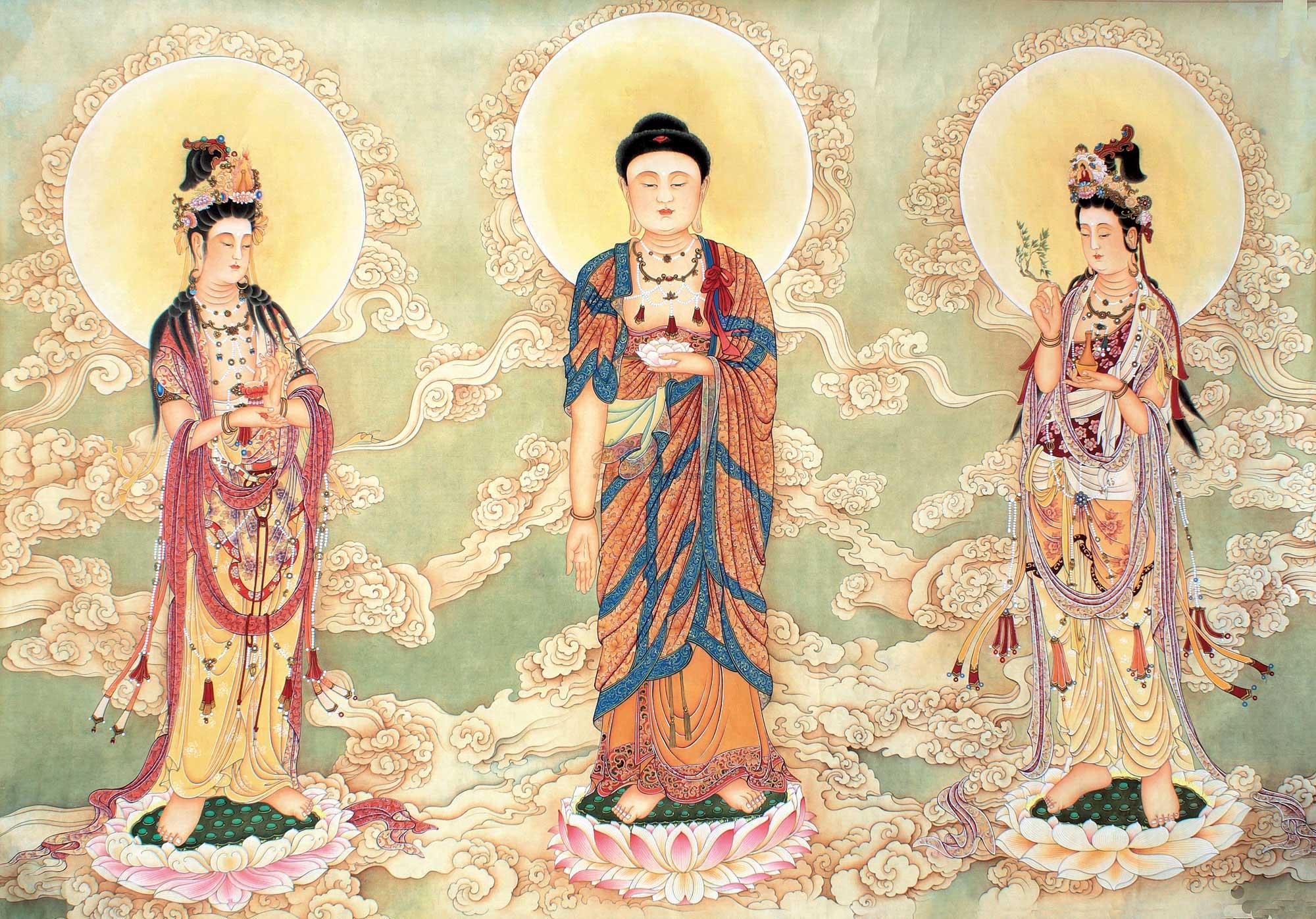 宝峰寺西方三圣显灵图片
