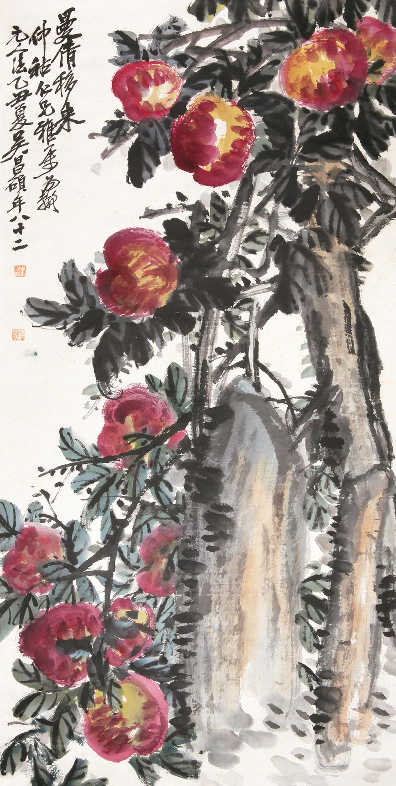 【三千年结实 立轴 纸本】拍卖品_图片_价格_鉴赏_绘画_雅昌艺术品拍卖网