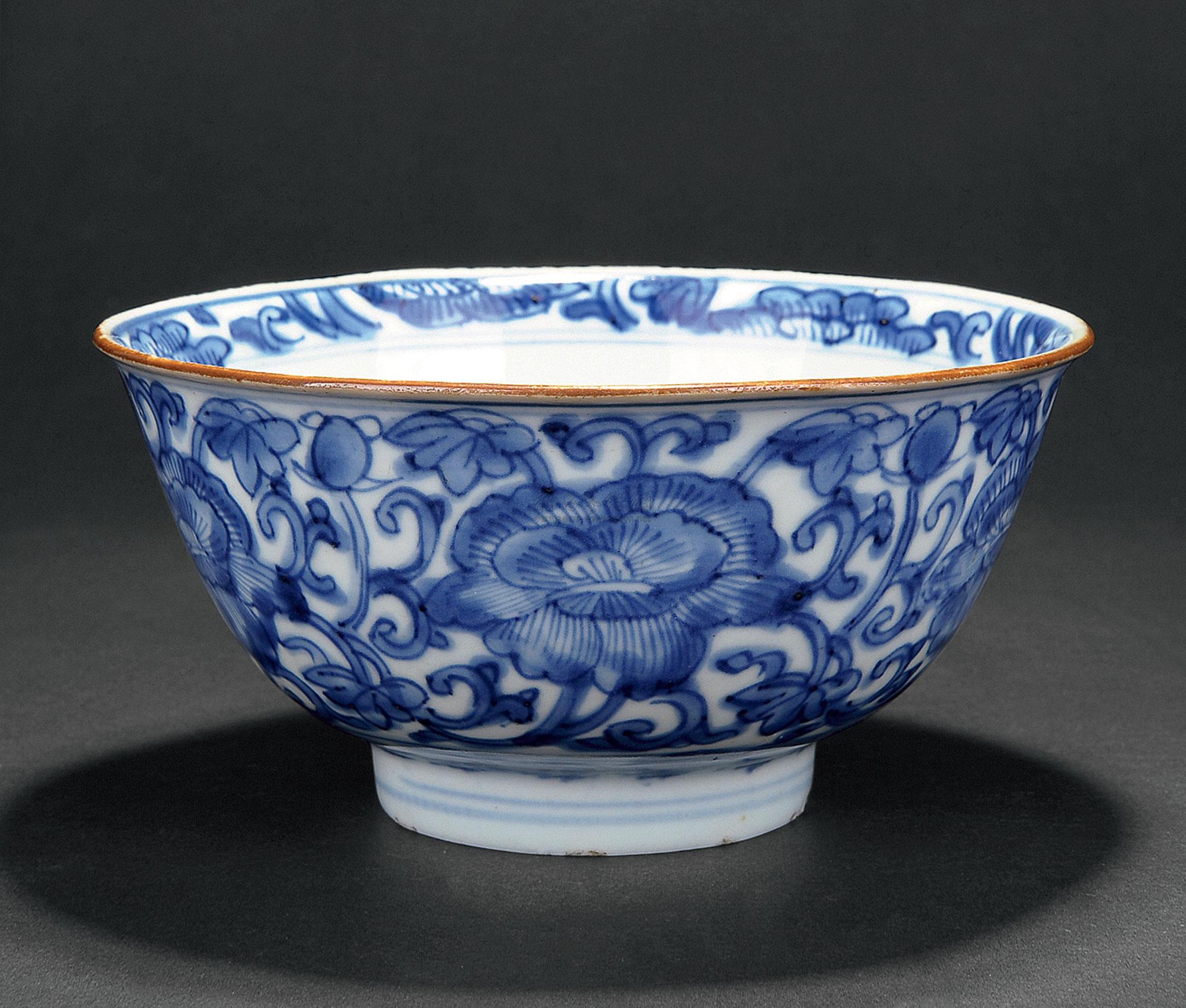 【清 青花缠枝莲纹碗】拍卖品_图片_价格_鉴赏_清代青花瓷器_雅昌艺术