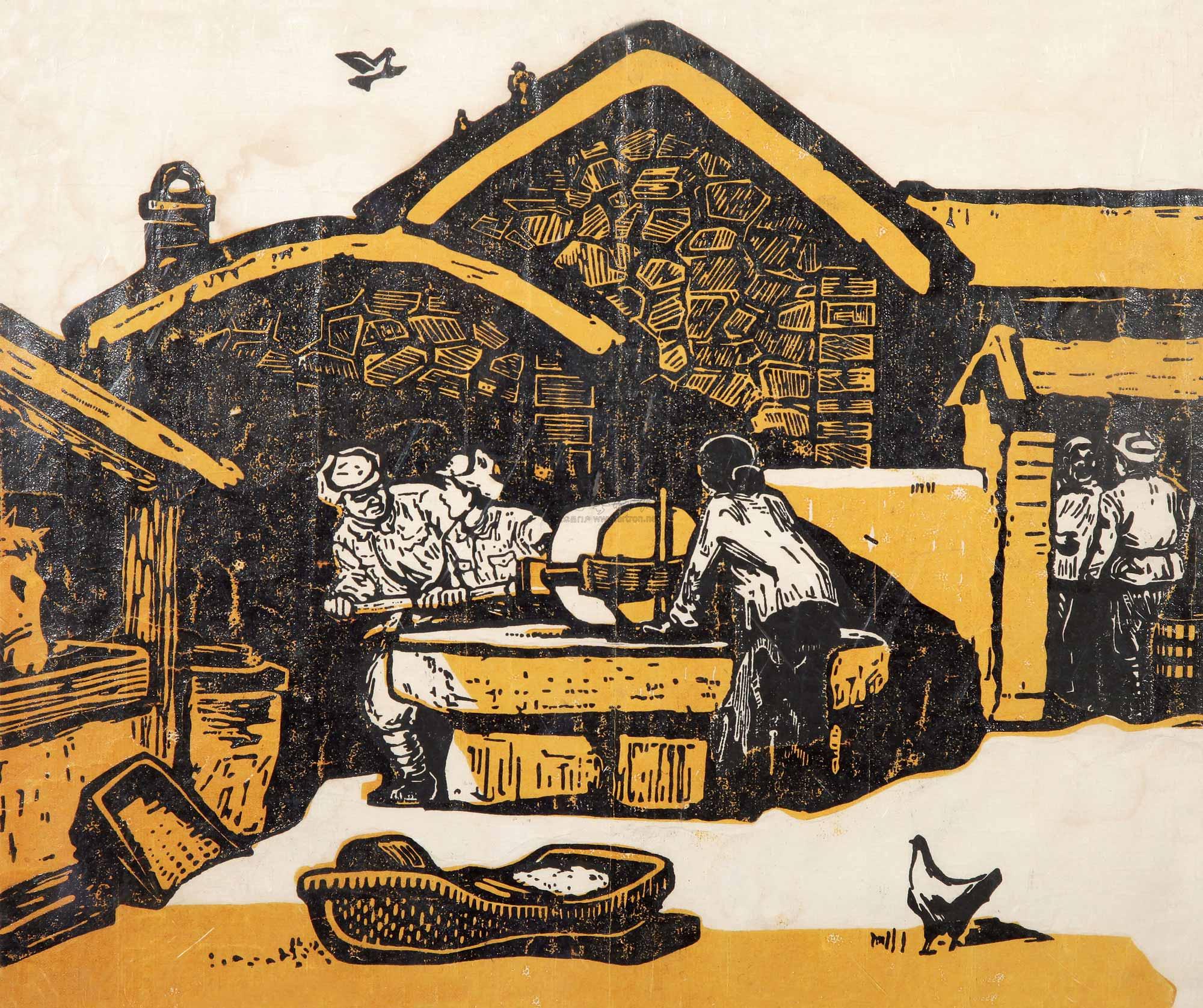 【古元套色版画】拍卖品_图片_价格_鉴赏_版画_雅昌艺术品拍卖网