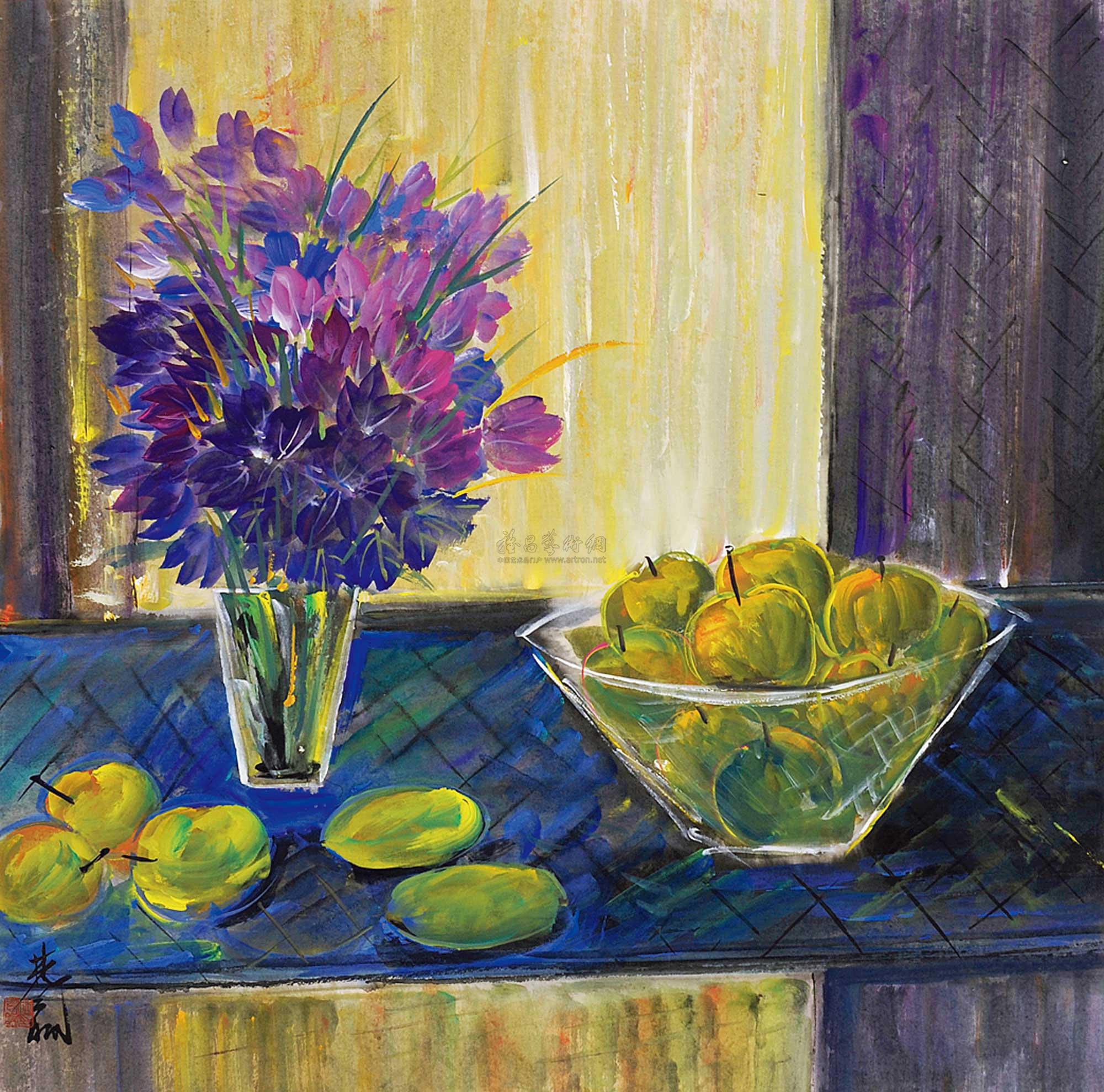 【静物 镜片 纸本】拍卖品_图片_价格_鉴赏_绘画_雅昌艺术品拍卖网