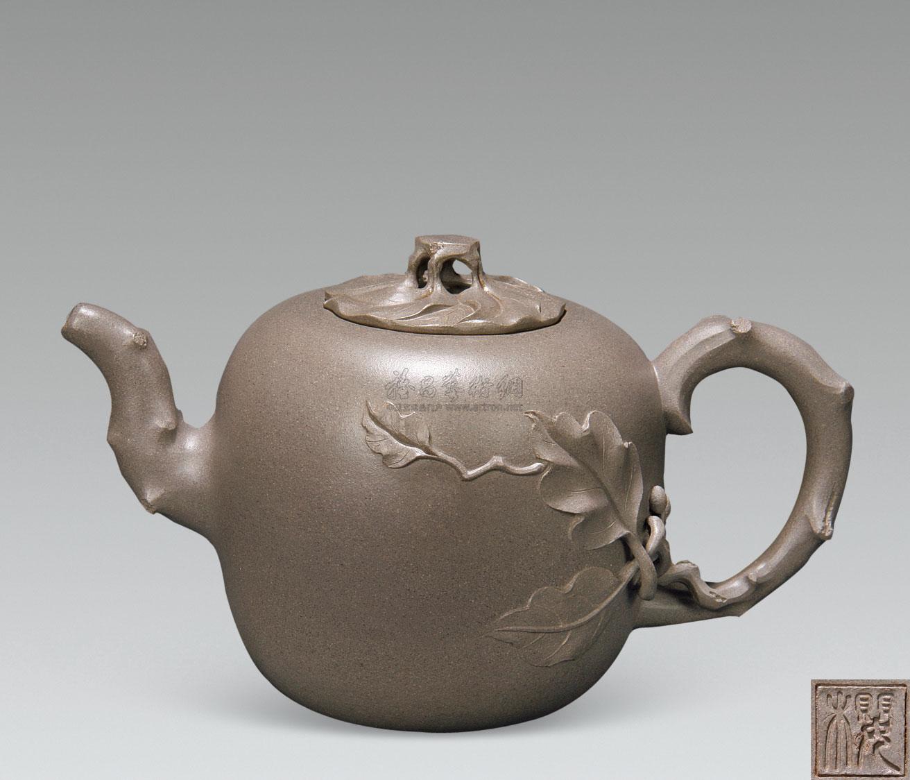 【范小明 《木瓜海棠》】拍卖品_图片_价格_鉴赏_紫砂_雅昌艺术品拍卖