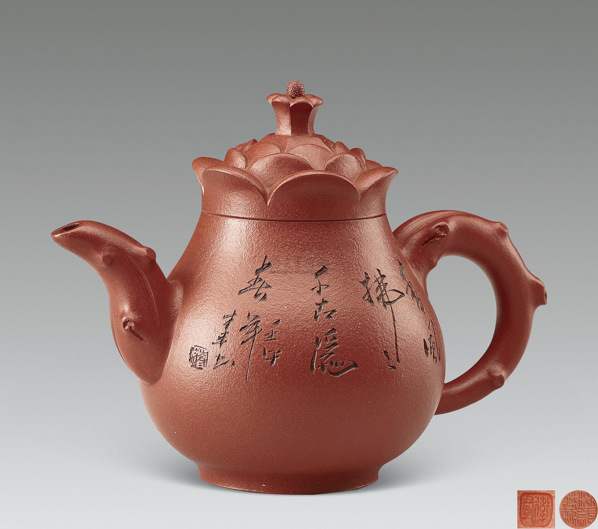 【范伟群 《千年红》】拍卖品_图片_价格_鉴赏_紫砂_雅昌艺术品拍卖网
