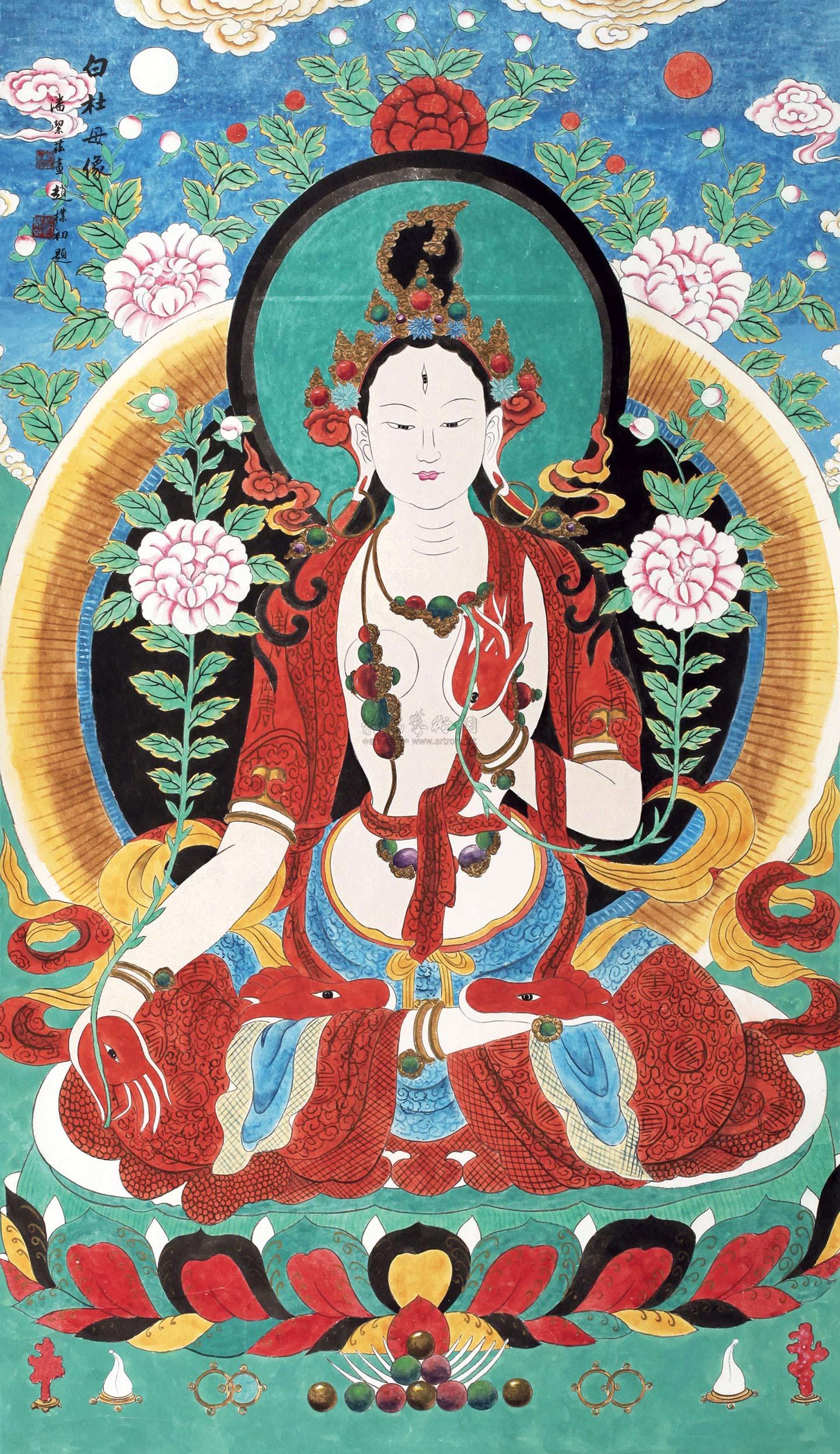【佛像 立轴 纸本】拍卖品_图片_价格_鉴赏_绘画_雅昌艺术品拍卖网