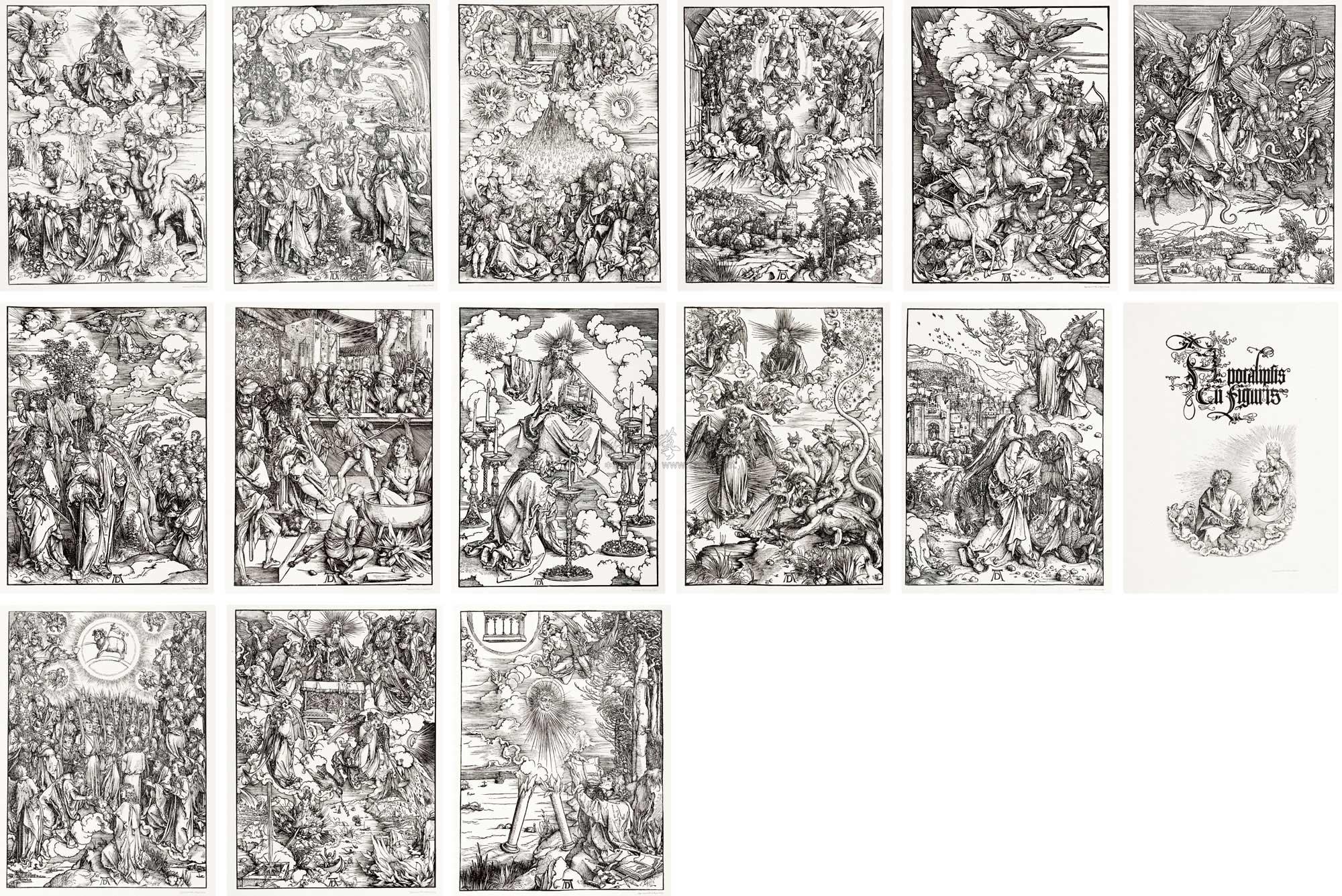 071919世纪丢勒启示录镜片纸本