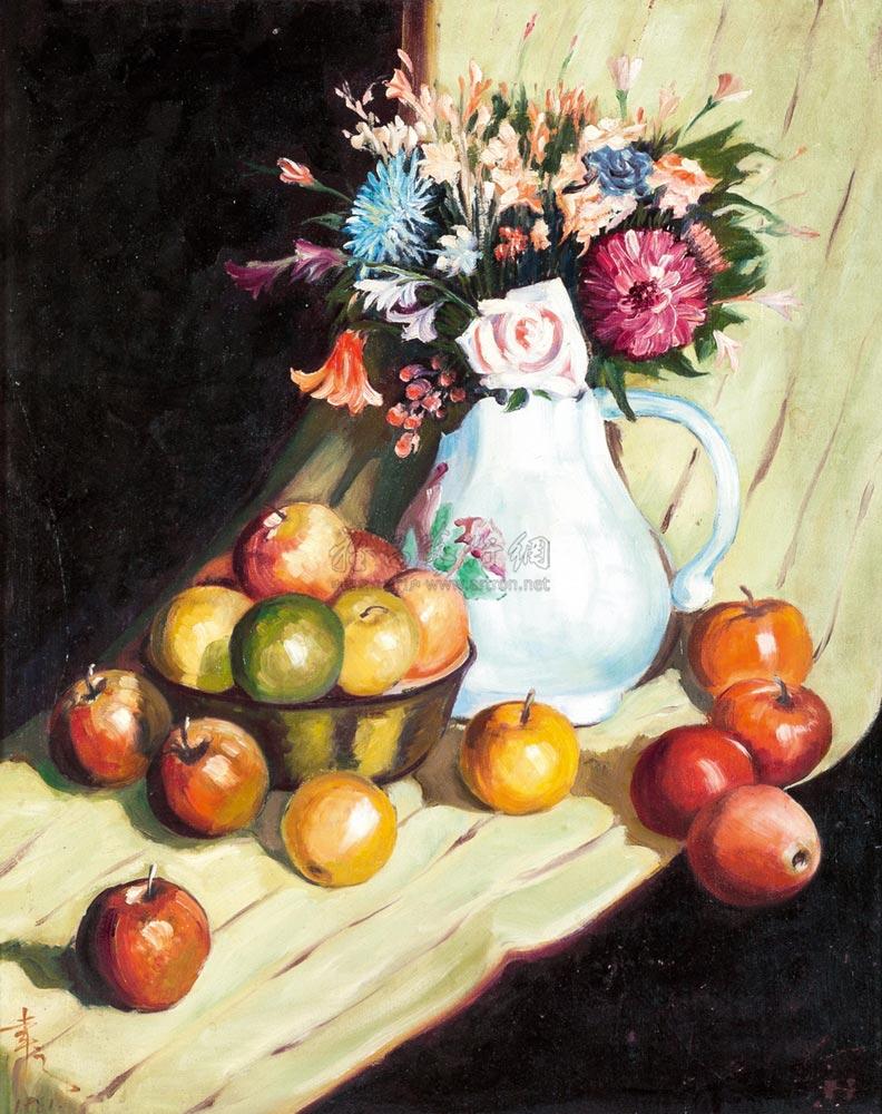 【水果静物】拍卖品_图片_价格_鉴赏_油画_雅昌艺术品拍卖网