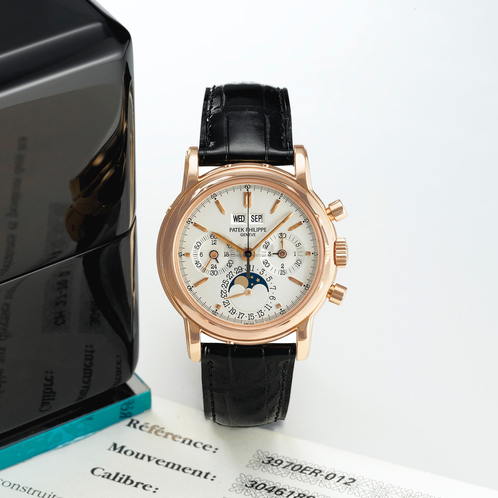 2472 patek philippe a fine and rare pink gold