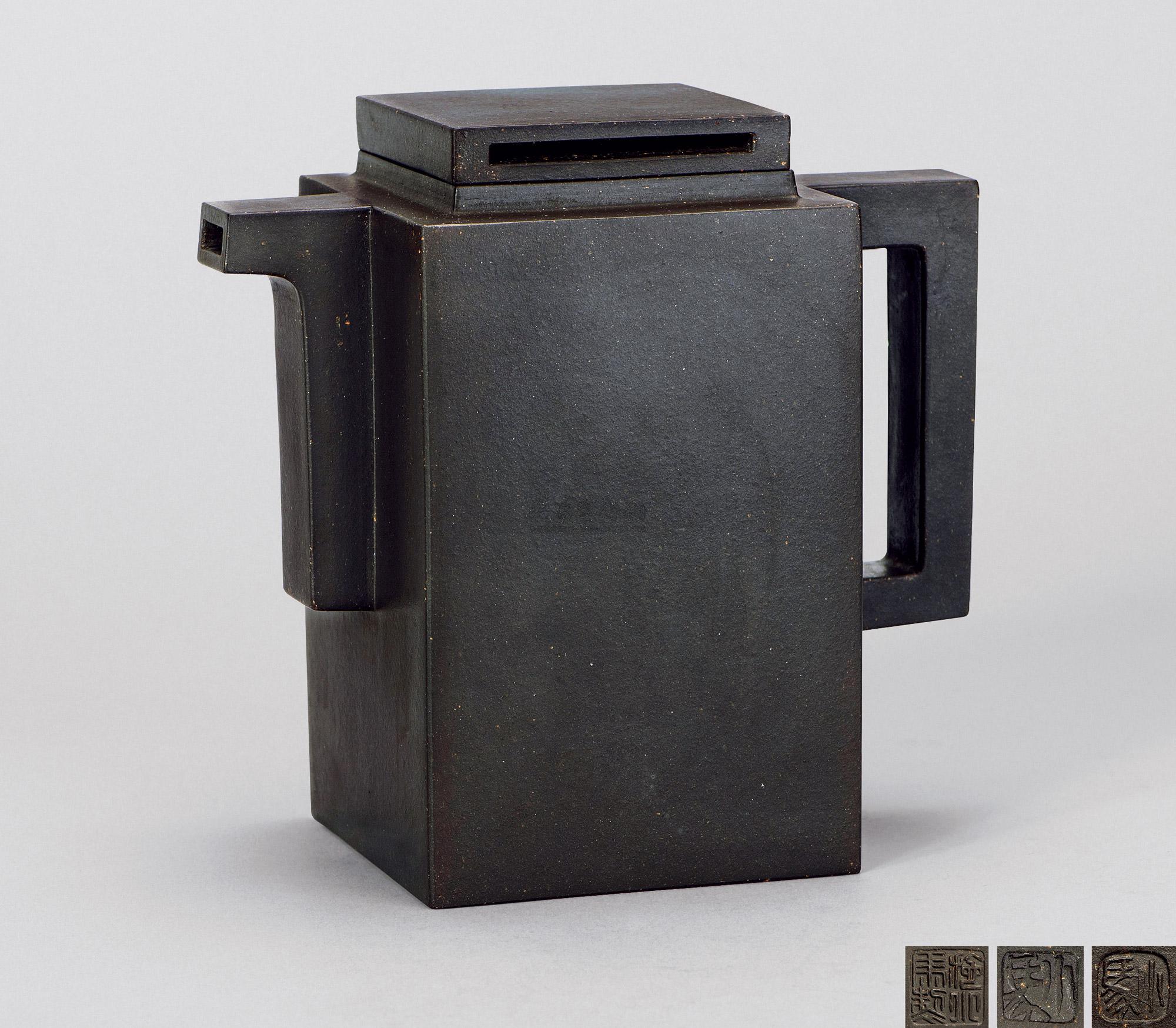 【张守智设计施小马制智方壶】拍卖品_图片_价格_鉴赏_紫砂_雅昌艺术