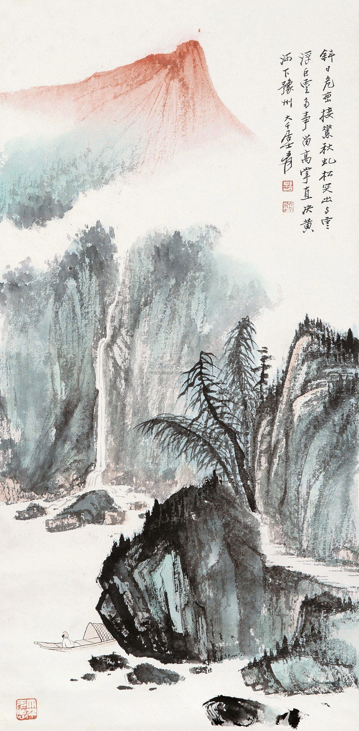 【山水画 设色纸本】拍卖品_图片_价格_鉴赏_绘画_雅昌艺术品拍卖网