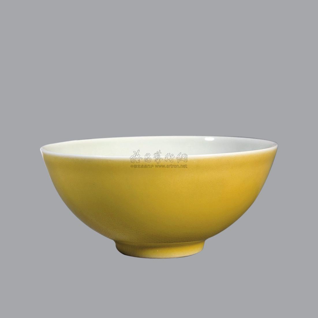 1313黄釉碗