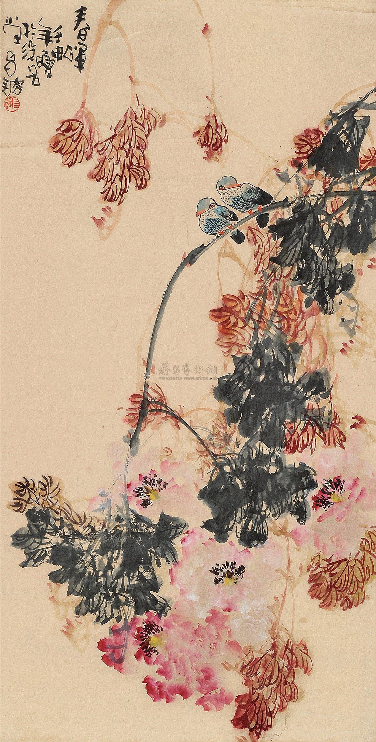 【春晖 纸本】拍卖品_图片_价格_鉴赏_绘画_雅昌艺术品拍卖网