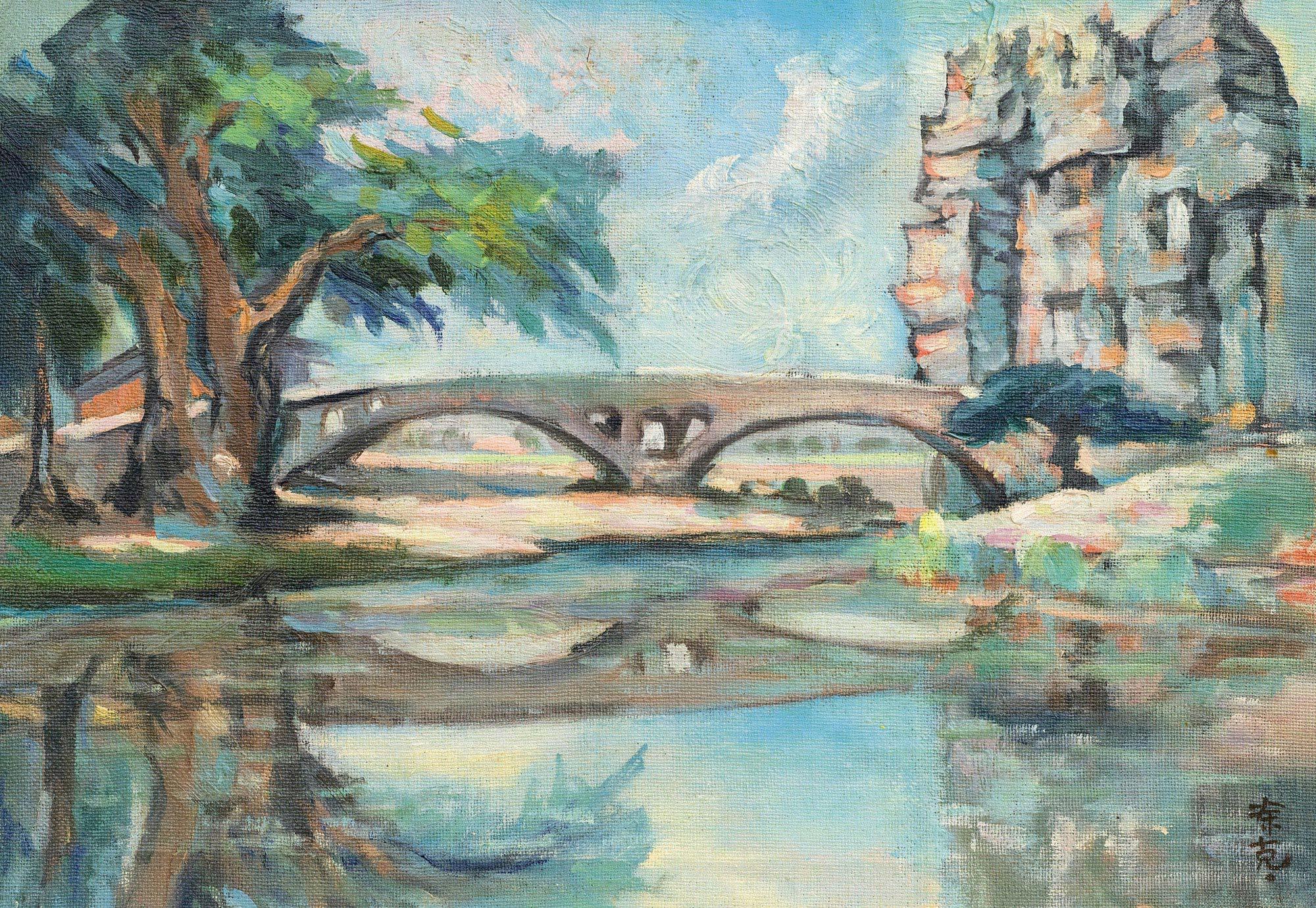 张桥油画作品欣赏图片