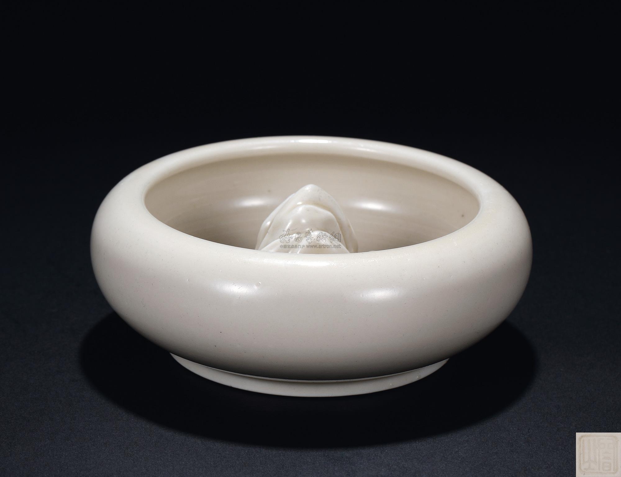 0186明代德化窑寿山笔洗