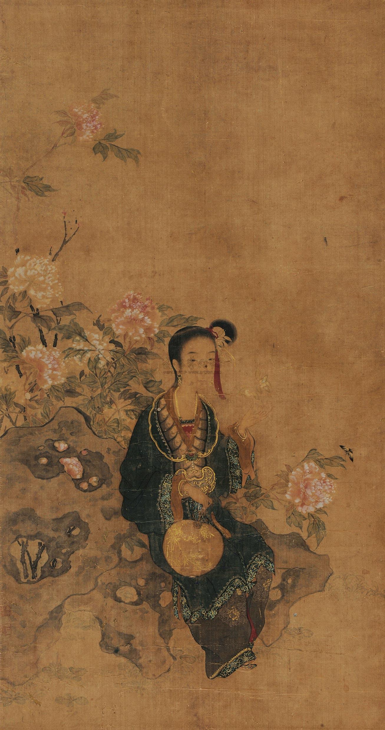 【花缨图 立轴 设色纸本】拍卖品_图片_价格_鉴赏