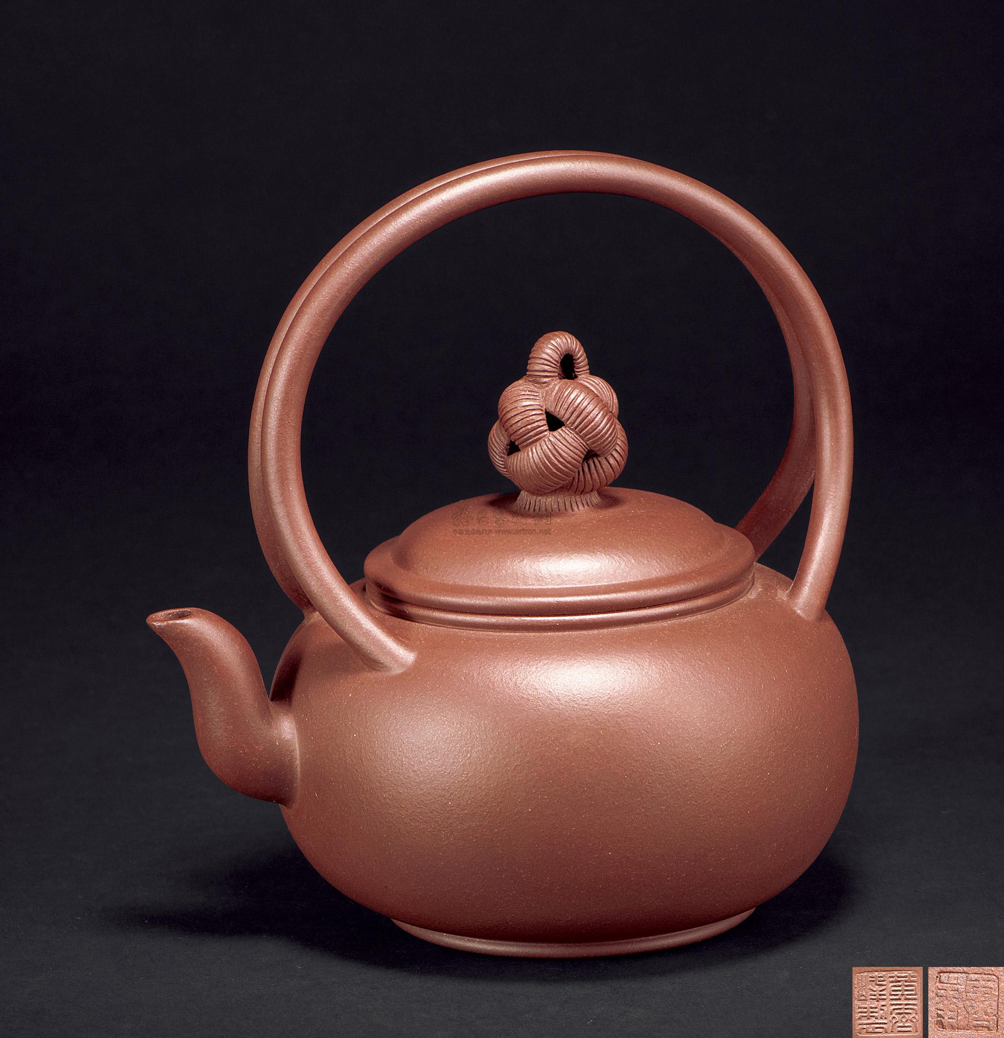 【黄霁峰制百吉提梁壶】拍卖品_图片_价格_鉴赏_紫砂_雅昌艺术品拍卖