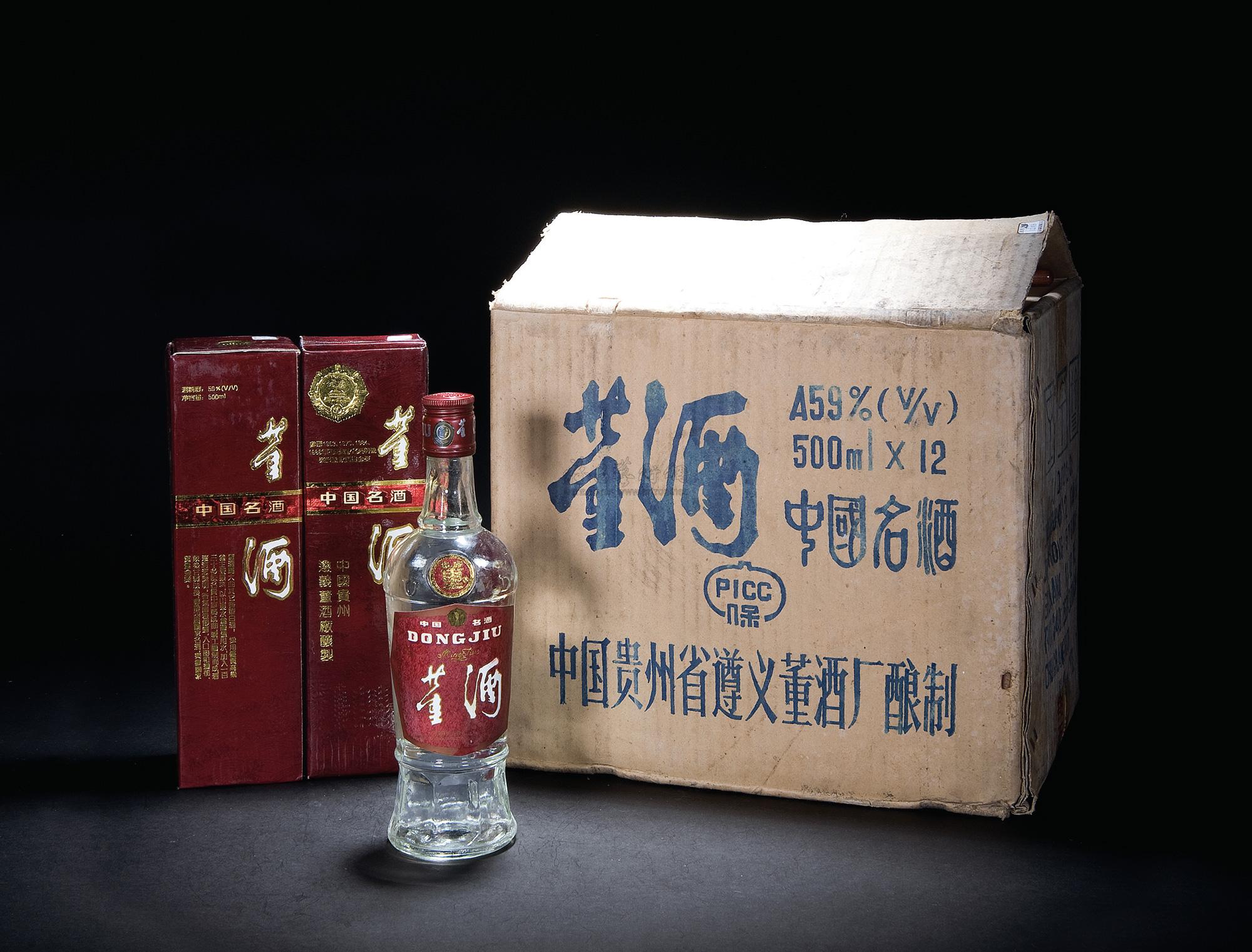 【1993年產董酒 (原箱十二瓶)】拍賣品_圖片_價格_鑑賞_工藝品其它_雅