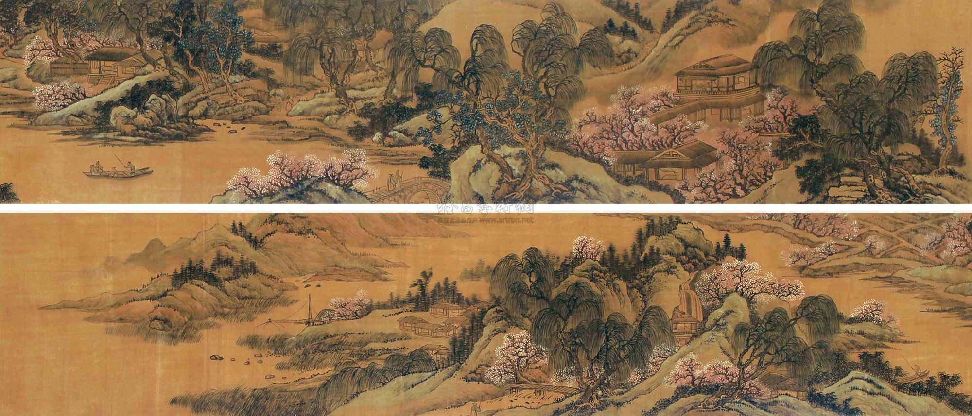 0714 江山无尽 手卷 绢本