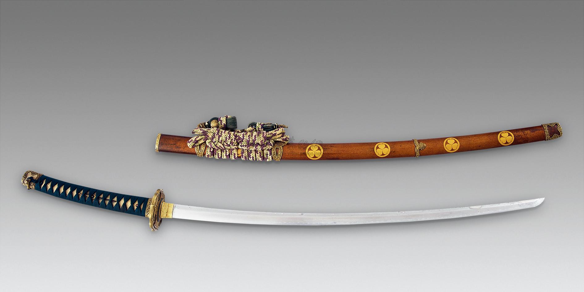 1864江户中期金梨子地系卷太刀