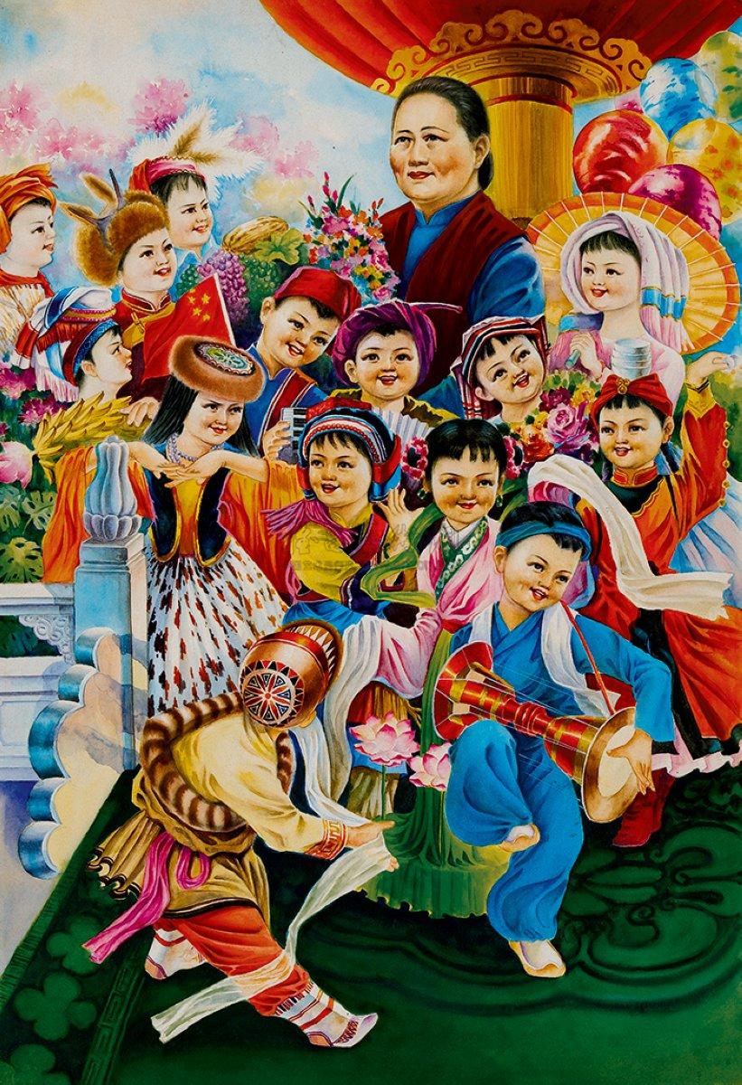 2547让世界充满爱纸本水彩