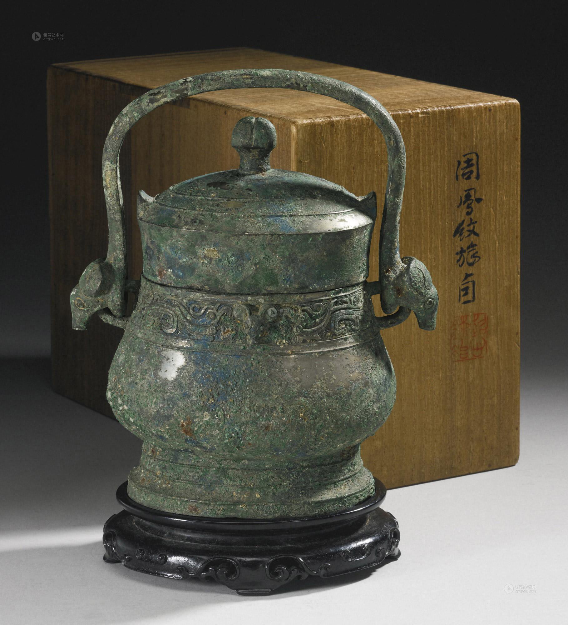 【西周早期;公元前10世纪 青铜凤鸟纹卣】拍卖品_图片_价格_鉴赏_青铜