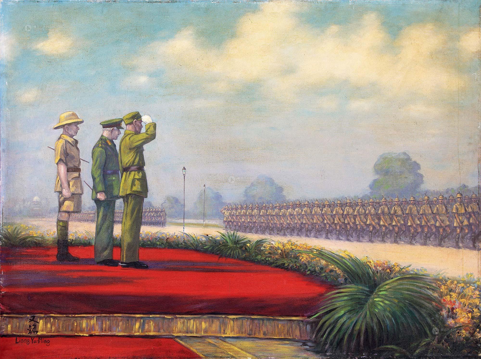 红军打仗油画图片