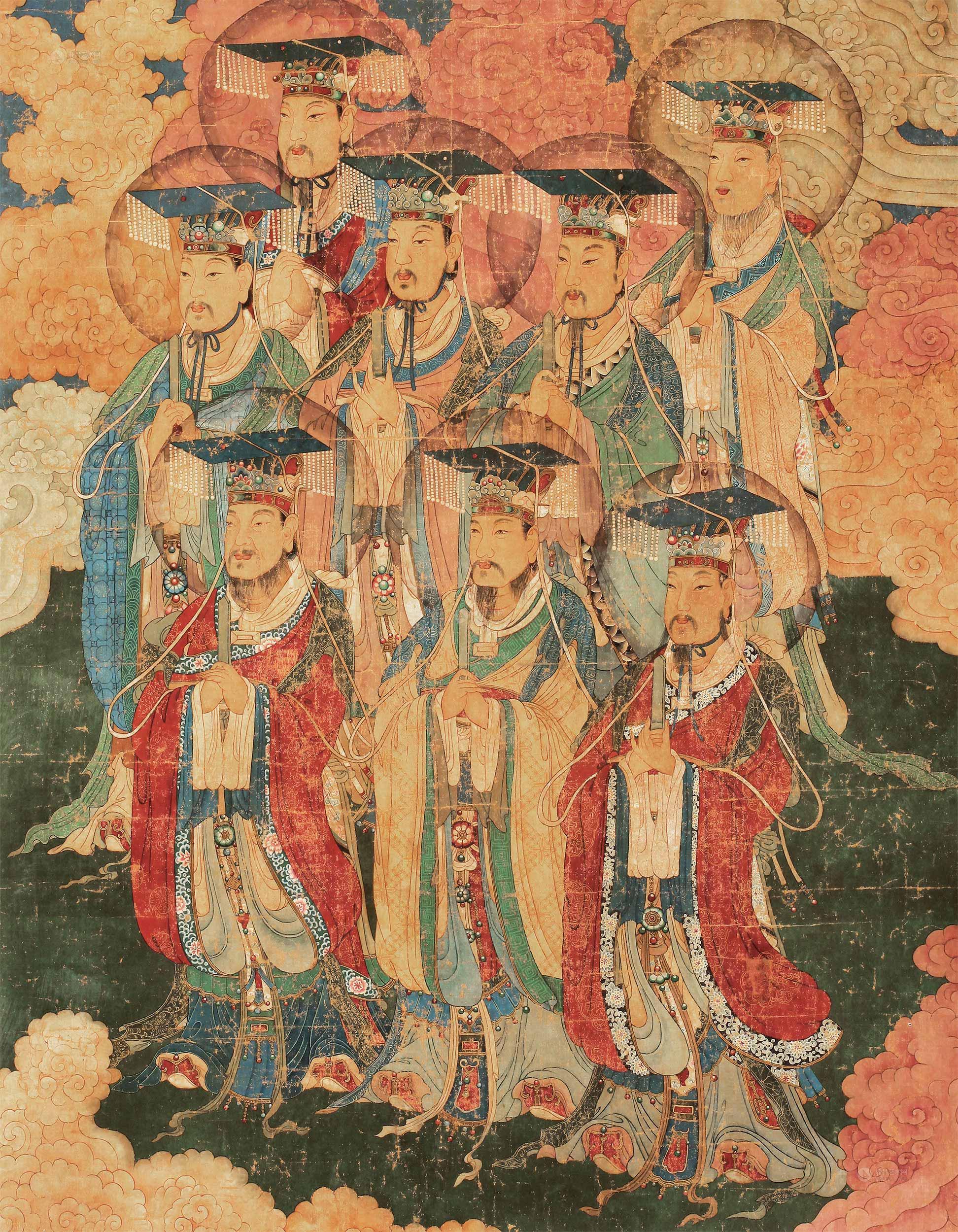 【清代 神仙图 立轴 设色绢本】拍卖品_图片_价格_鉴赏_绘画_雅昌艺术