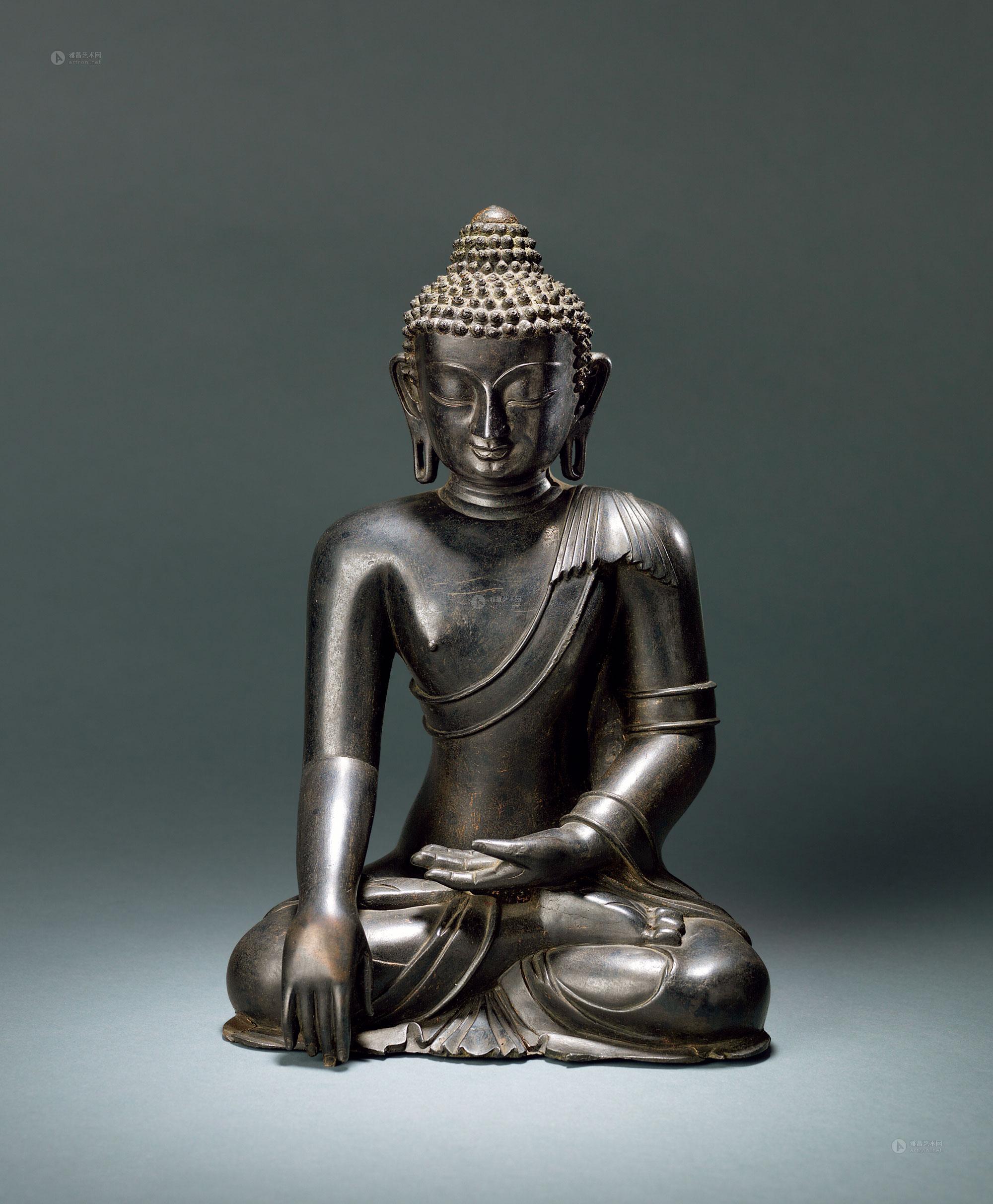 0506明初铜释迦摩尼佛坐像