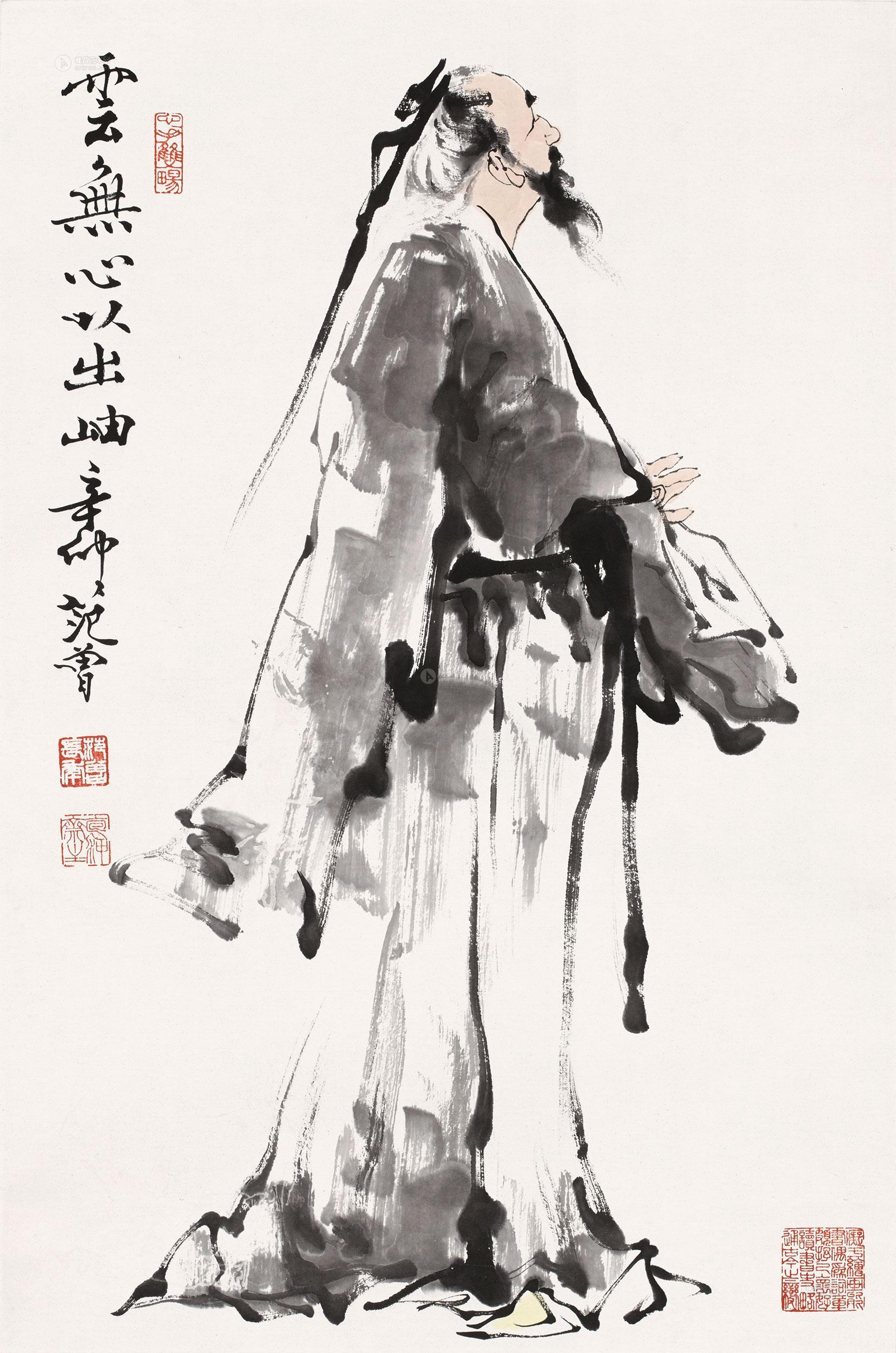 06502011年作云无心以出岫立轴纸本
