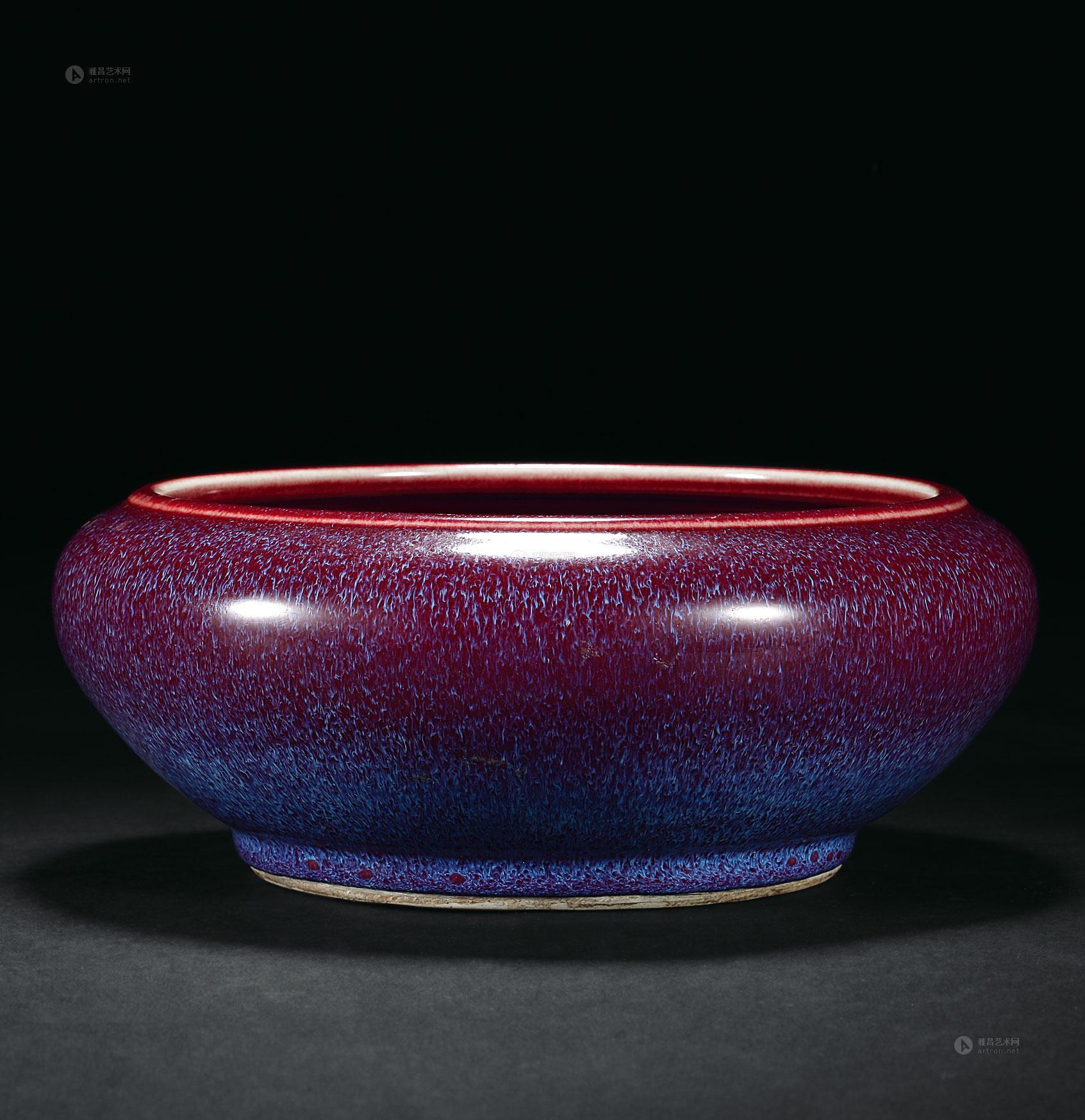 0056 清中期 钧瓷笔洗