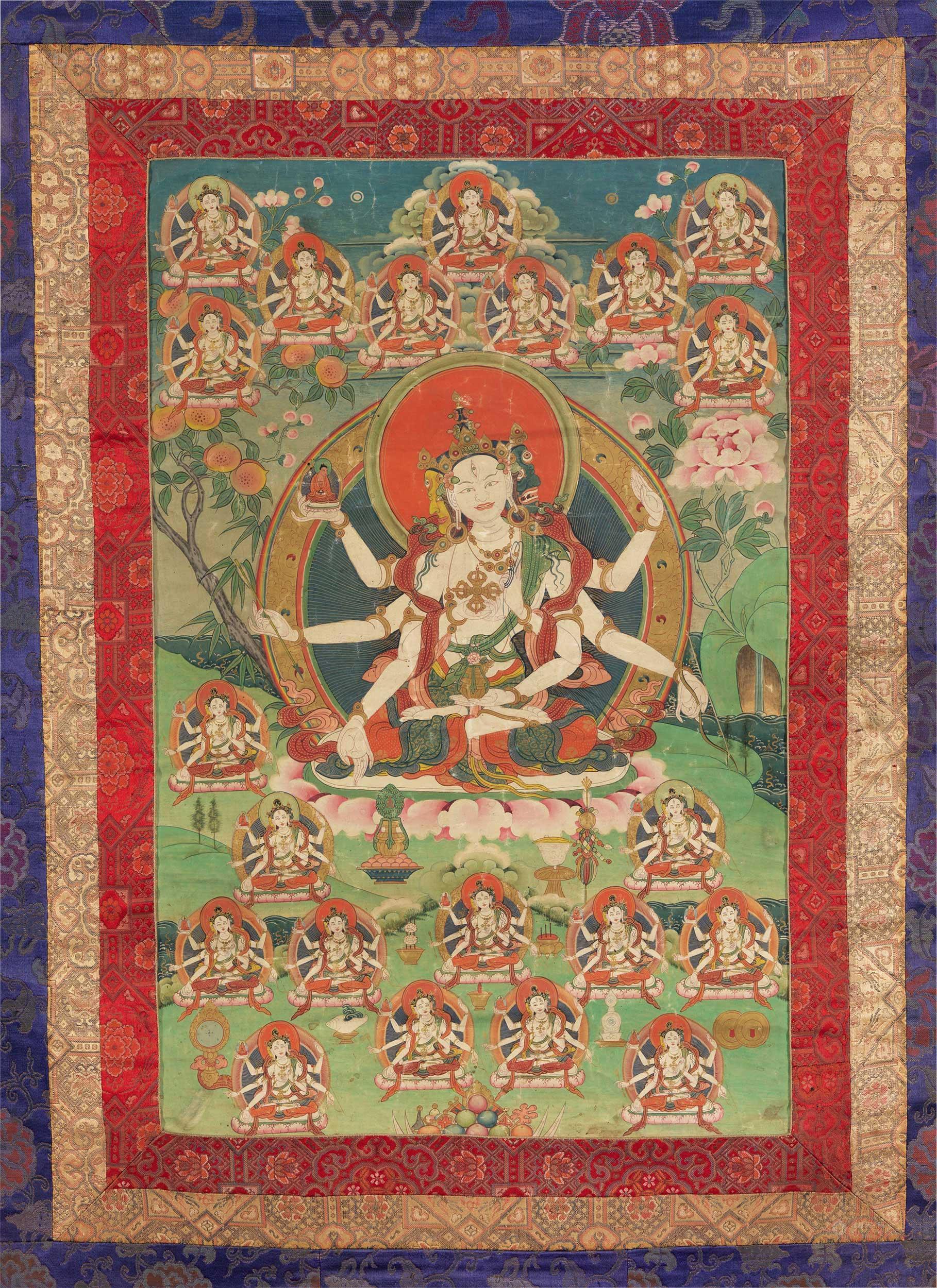 3277清尊胜佛母唐卡