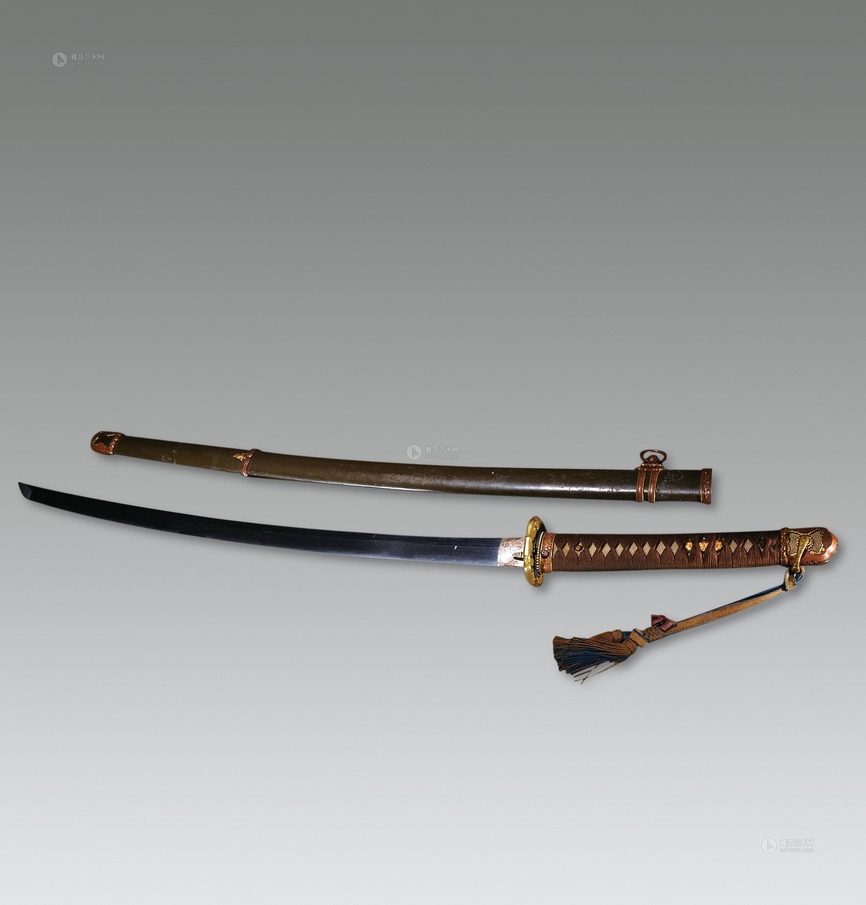 1642 现代 九八式日本军刀