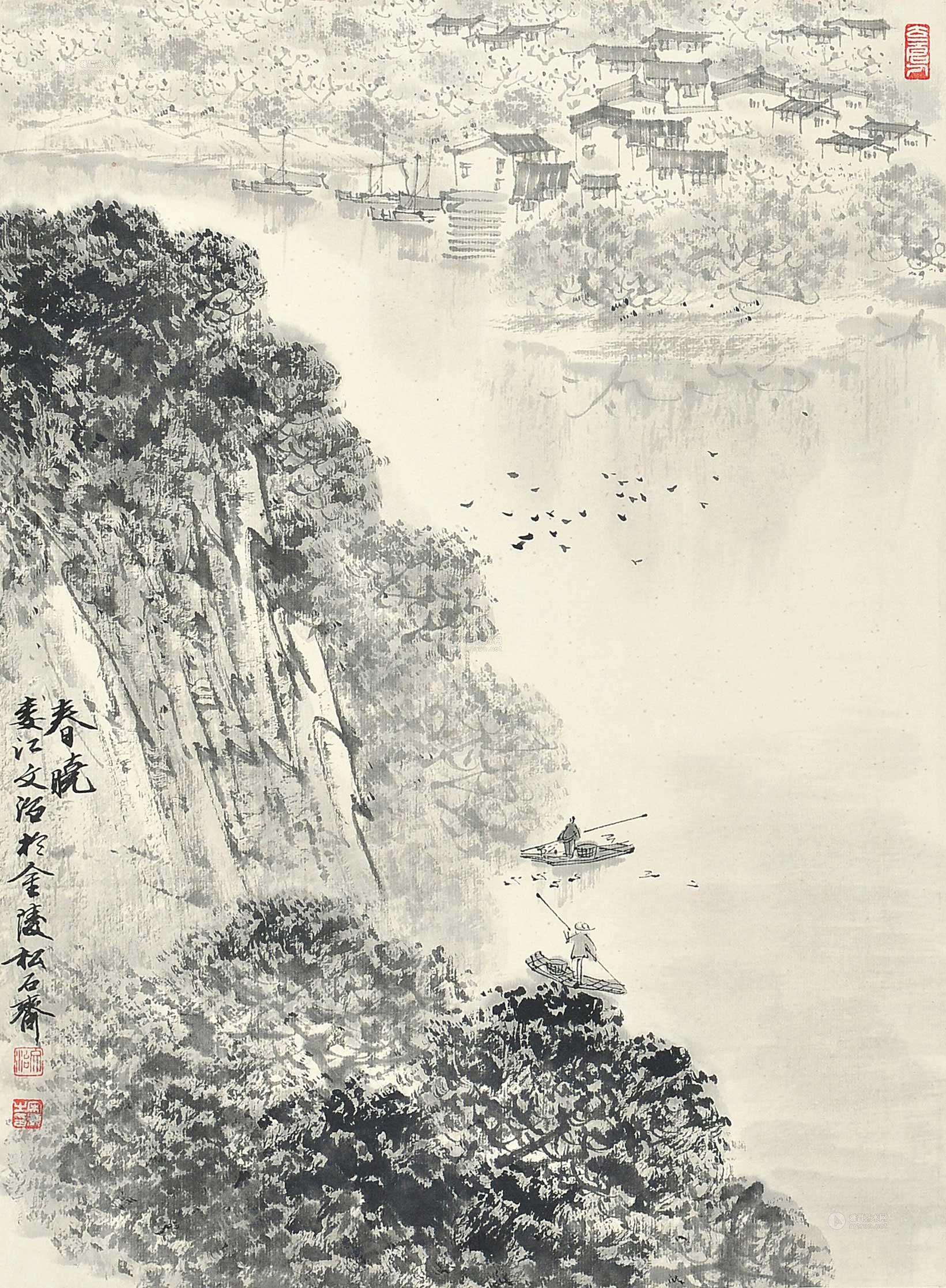 【晚春 立轴 纸本】拍卖品_图片_价格_鉴赏_绘画_雅昌艺术品拍卖网
