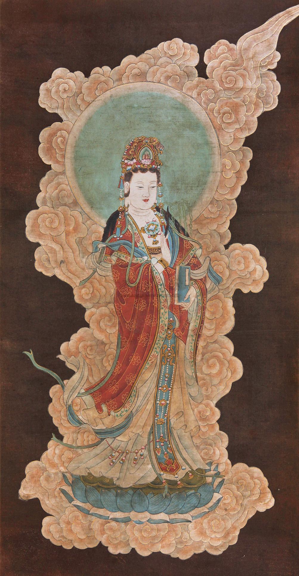 【佛像 立轴 绢本】拍卖品_图片_价格_鉴赏_绘画_雅昌艺术品拍卖网