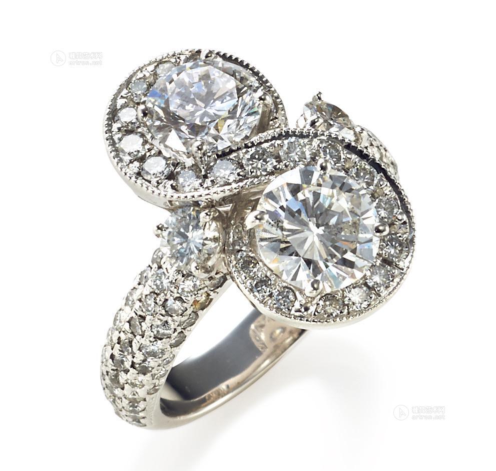 0066s型双钻石戒指